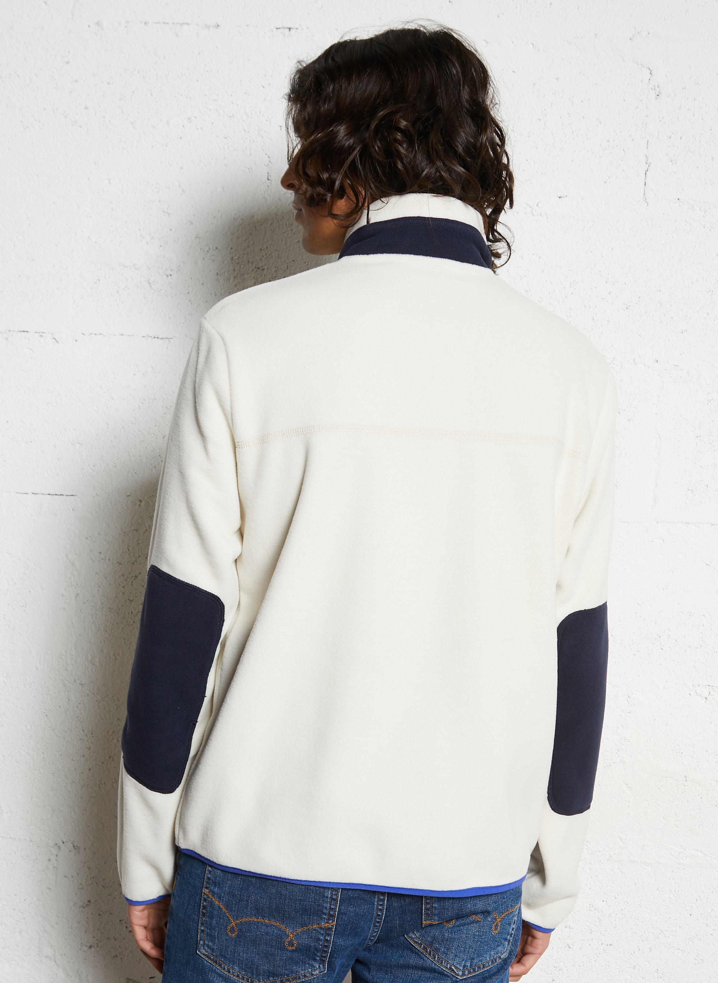 Rechte fleece met opstaande kraag NAPAPIJRI Beige