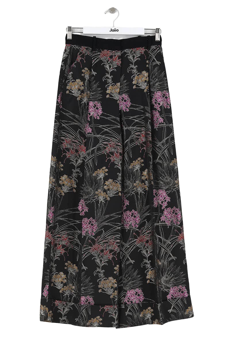 Wide trousers TARA JARMON - Seconde Main Black