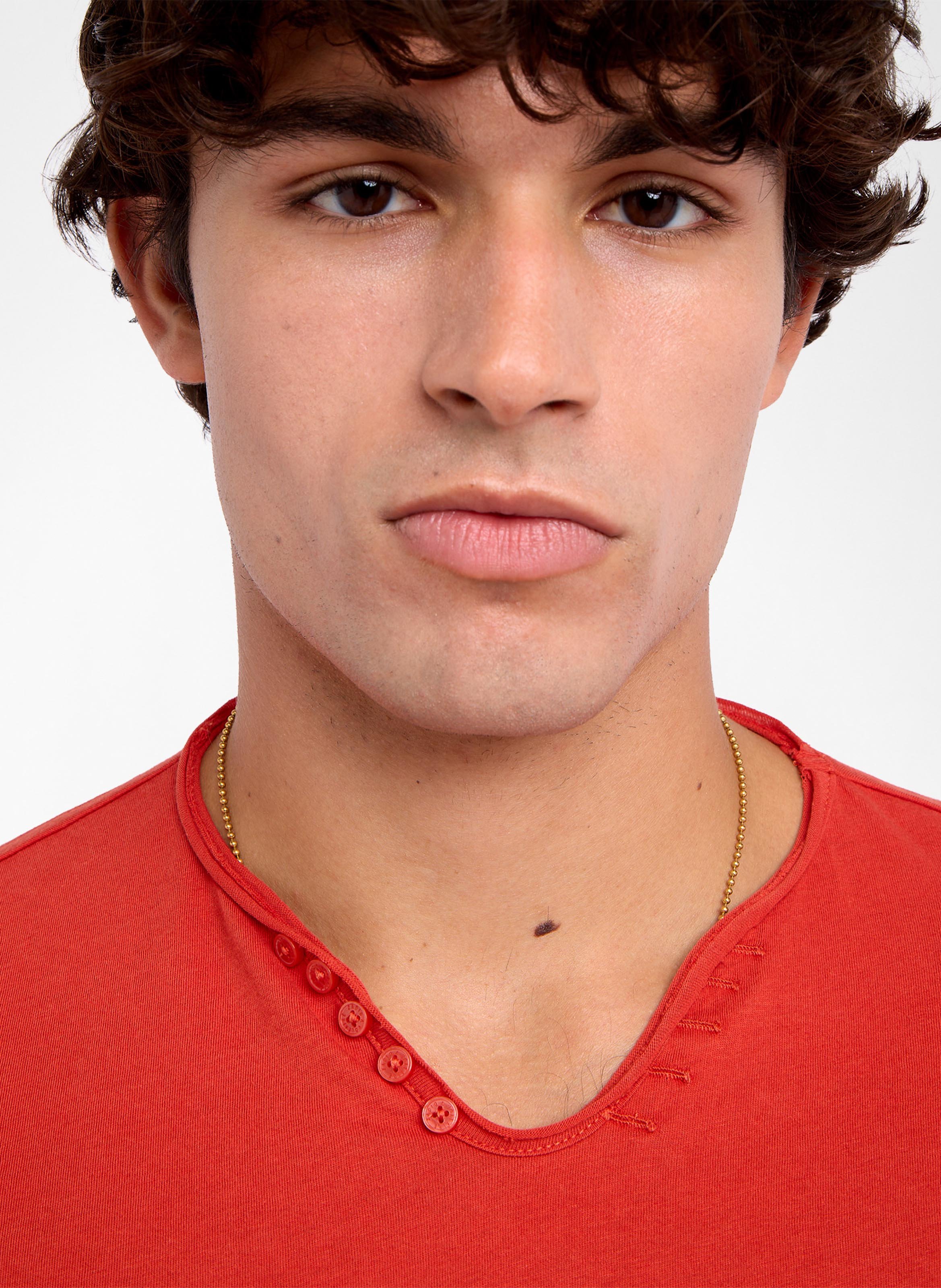 Gerade geschnittenes T-Shirt aus Baumwolle ZADIG&VOLTAIRE Orange