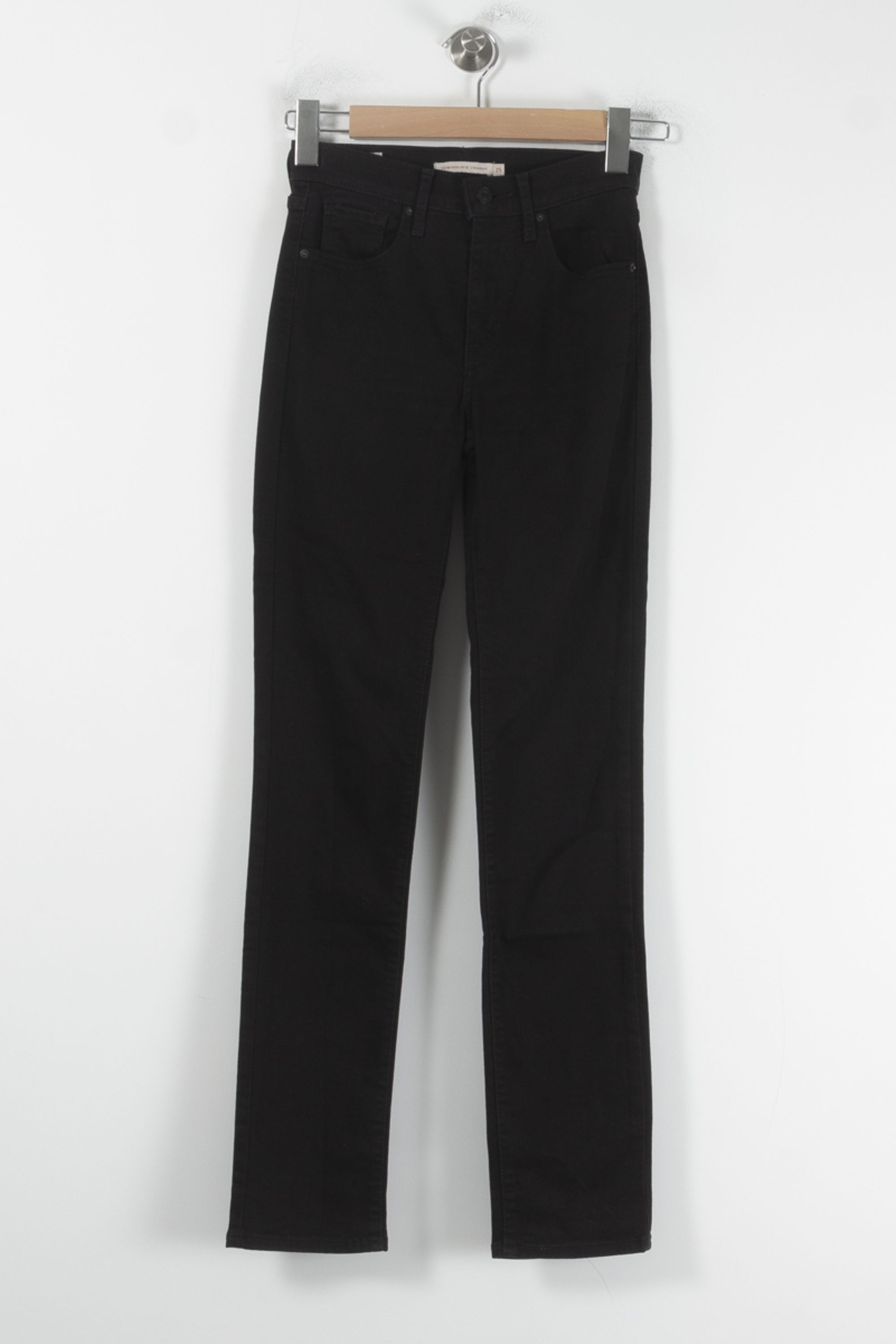 Cropped slim jeans with studs LEVI'S - Seconde main Black