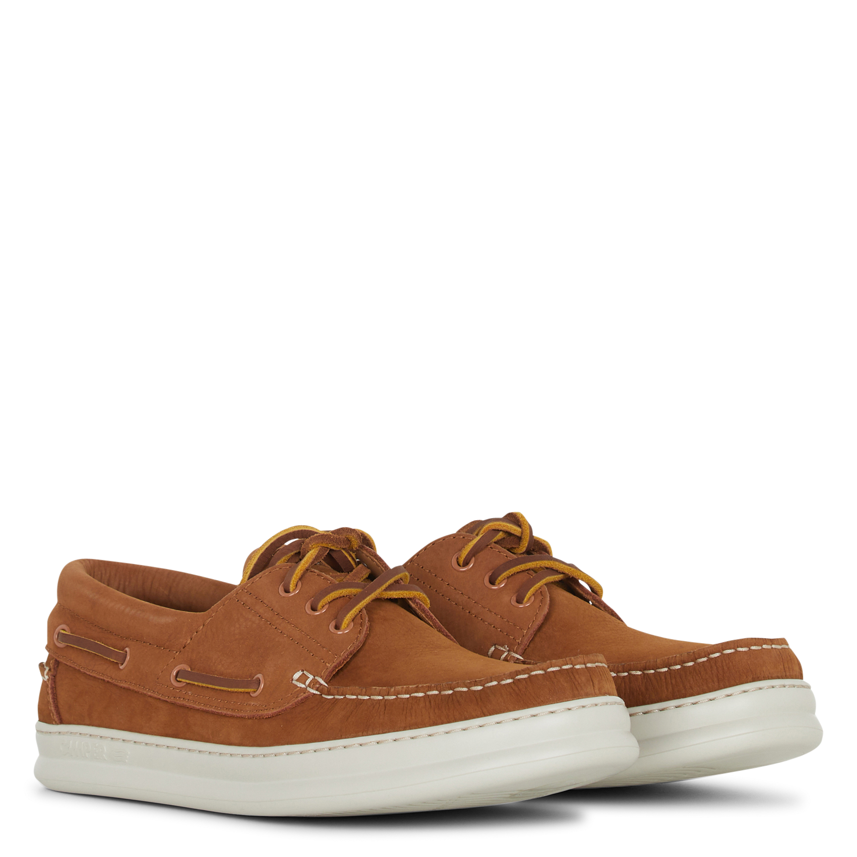 Segelschuhe aus Leder CAMPER Braun