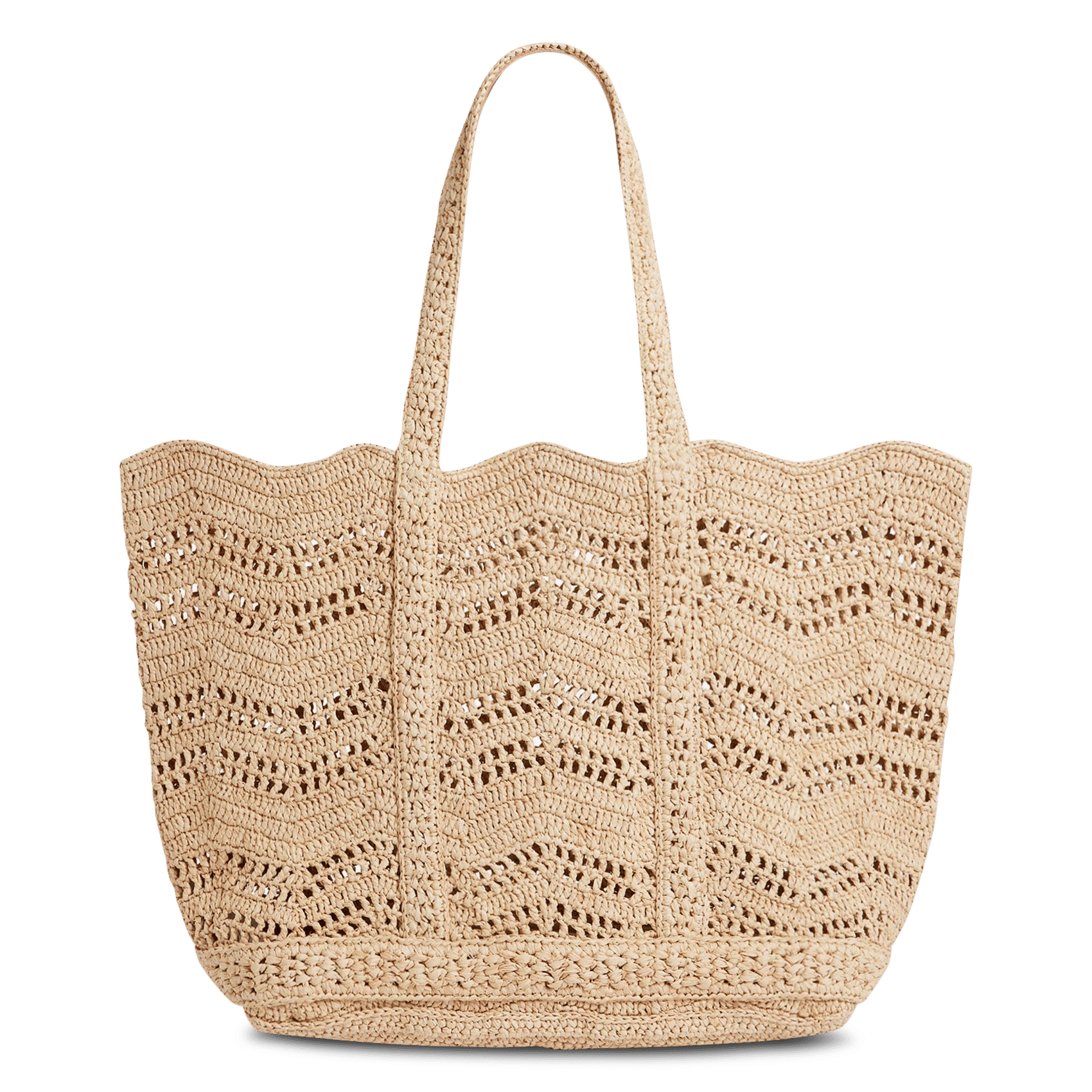 Cabas en raphia VANESSA BRUNO Beige