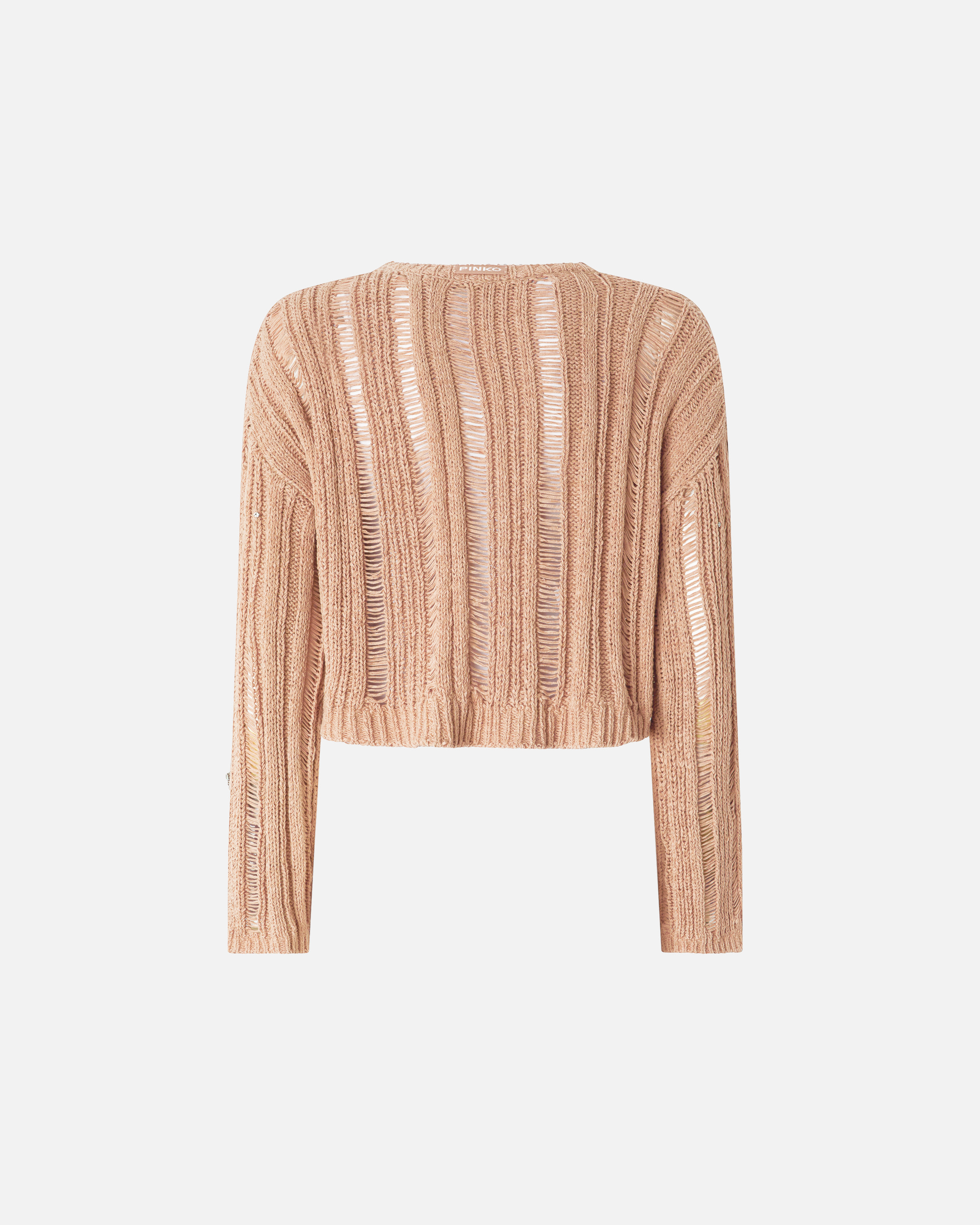 Cutout Jewel Sweater PINKO Pink