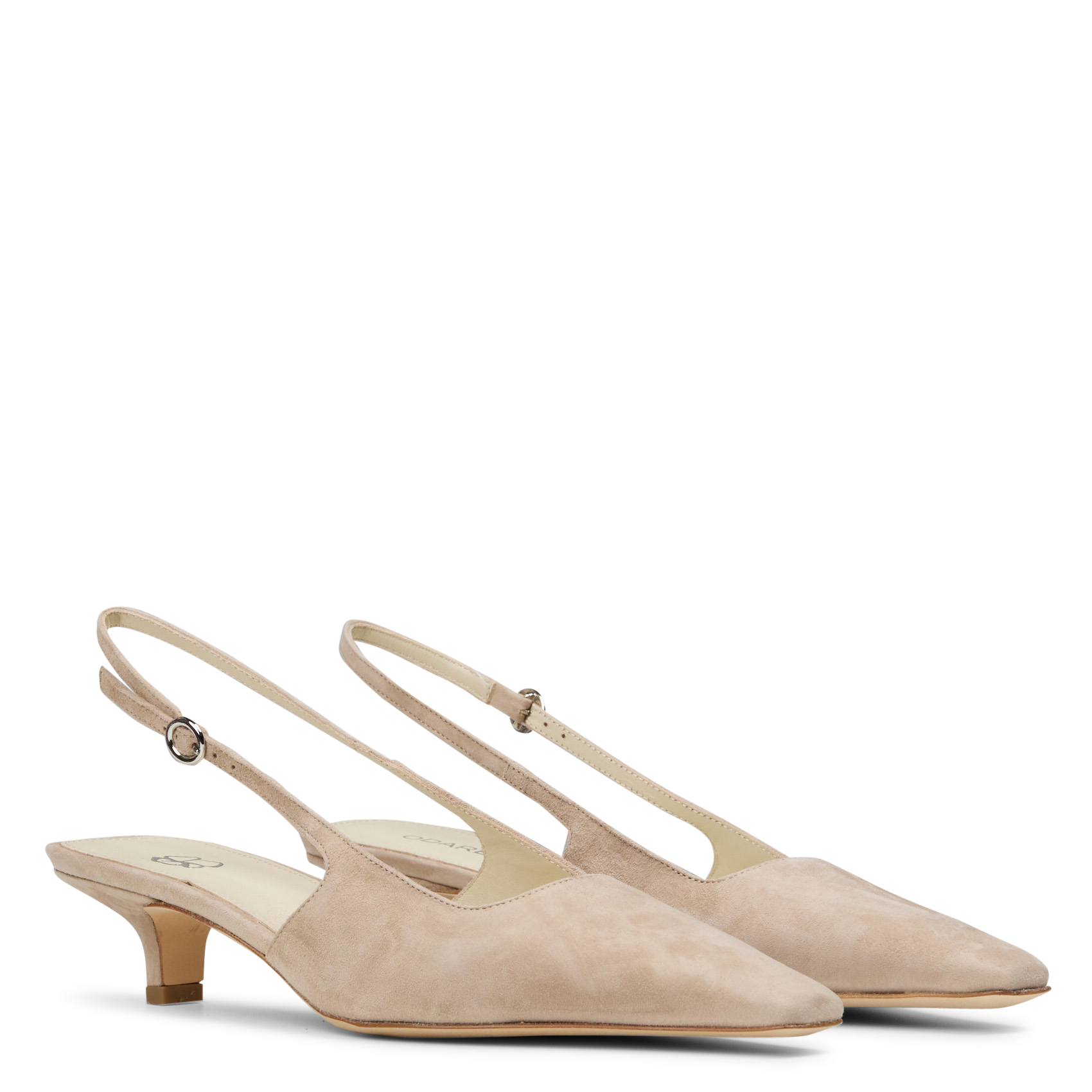 Slingback-Pumps aus Wildleder ODARE Braun