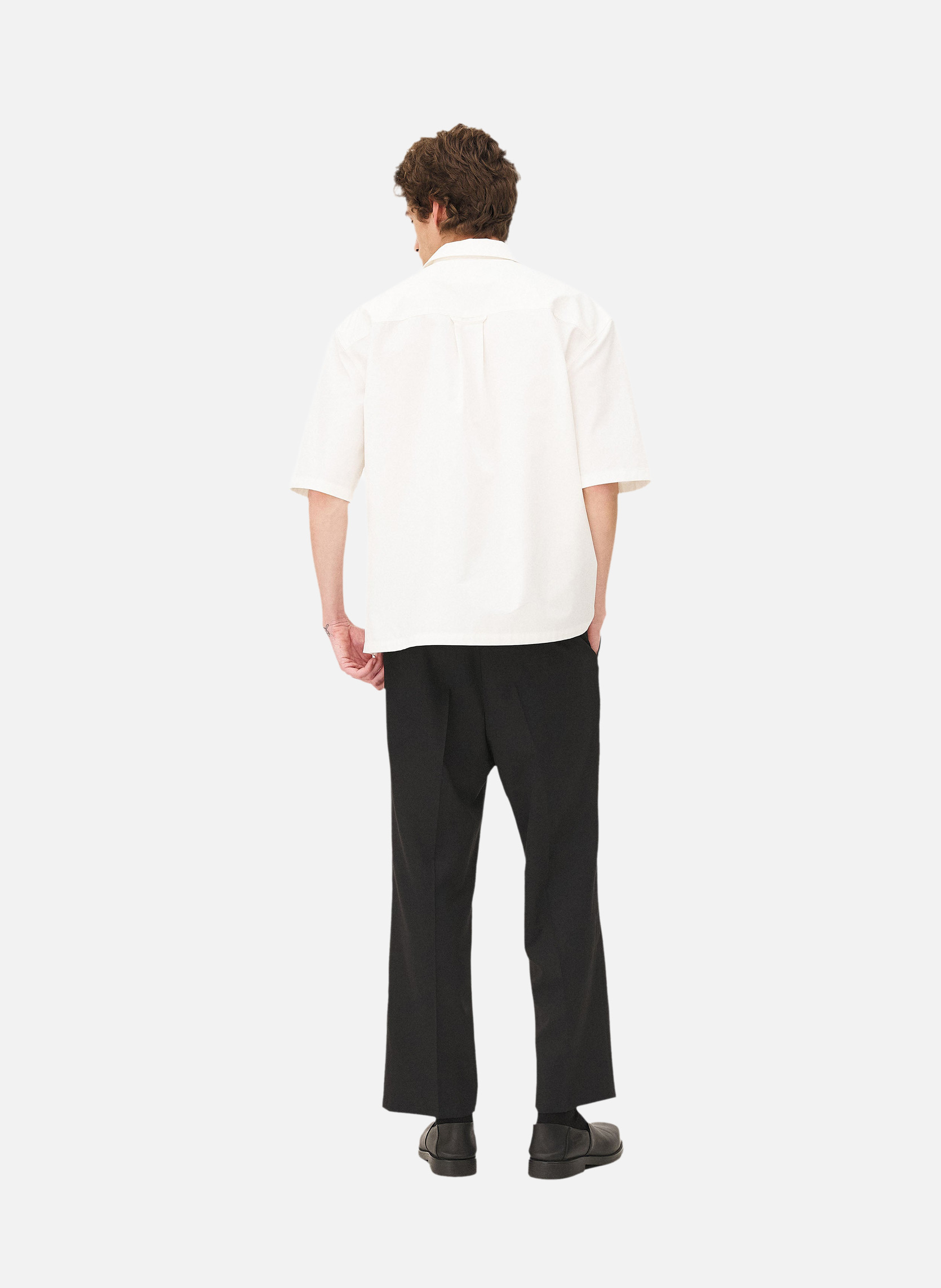 Trousers with pleats CLYDE BLACK Noyoco Black