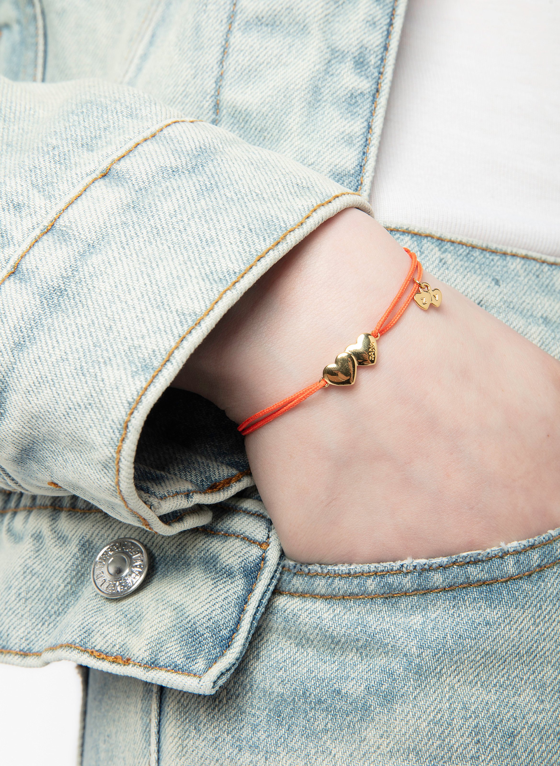 Armband aus Messing ZADIG&VOLTAIRE Orange