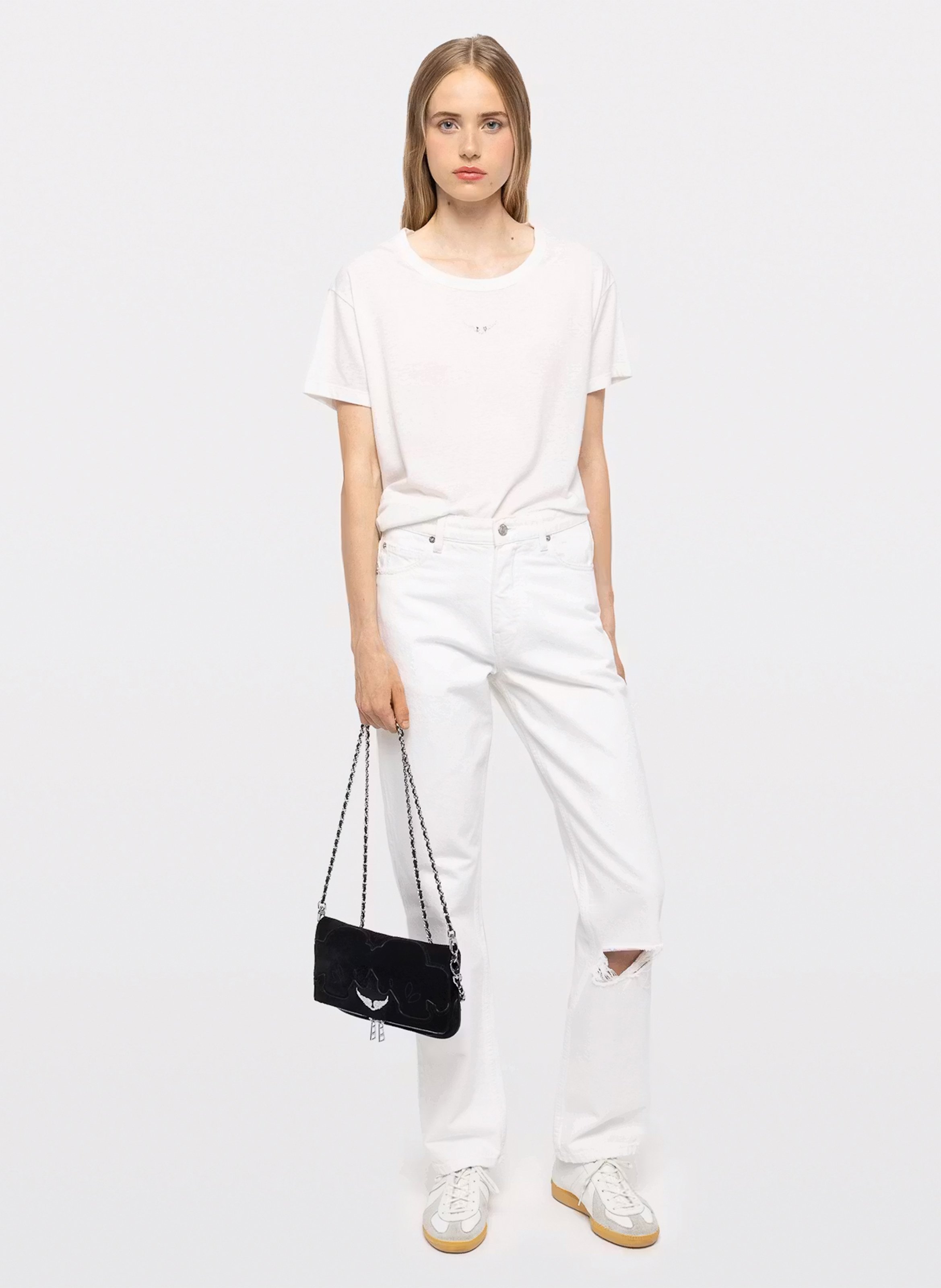 Leder-Umhängetasche ZADIG&VOLTAIRE Schwarz