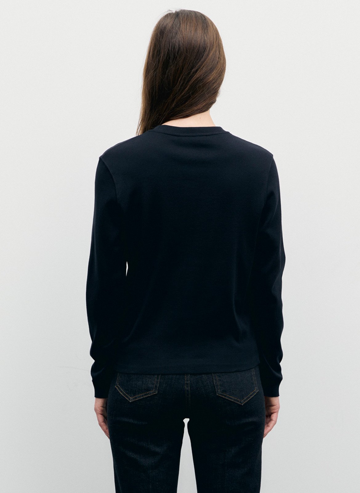 Plain round-neck T-shirt GERARD DAREL Black