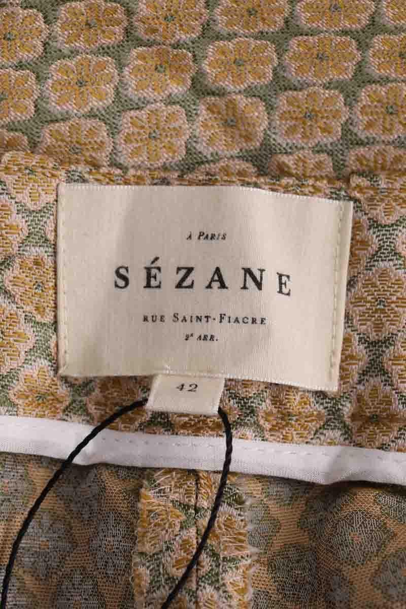 Straight-leg pants SEZANE - Seconde main Yellow