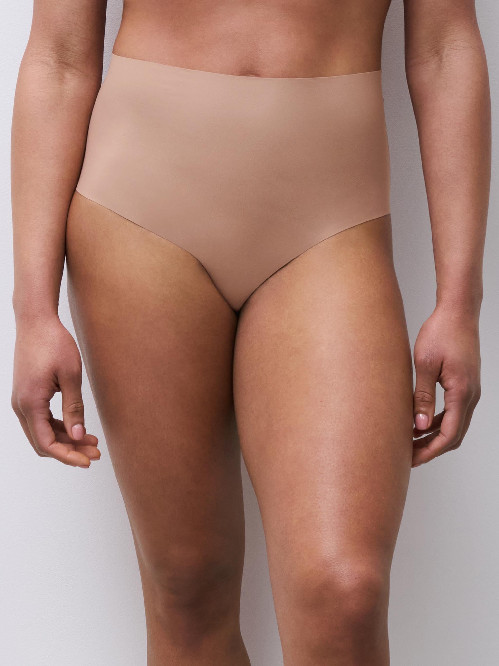 High-waisted panties CHANTELLE Brown