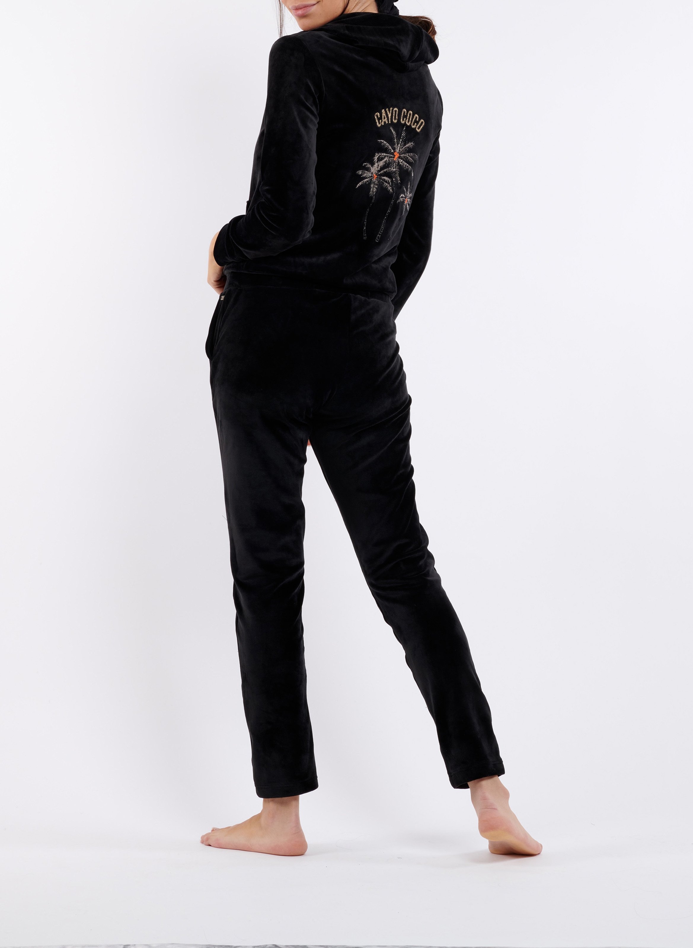 Pantalon de jogging en velours BANANA MOON Noir