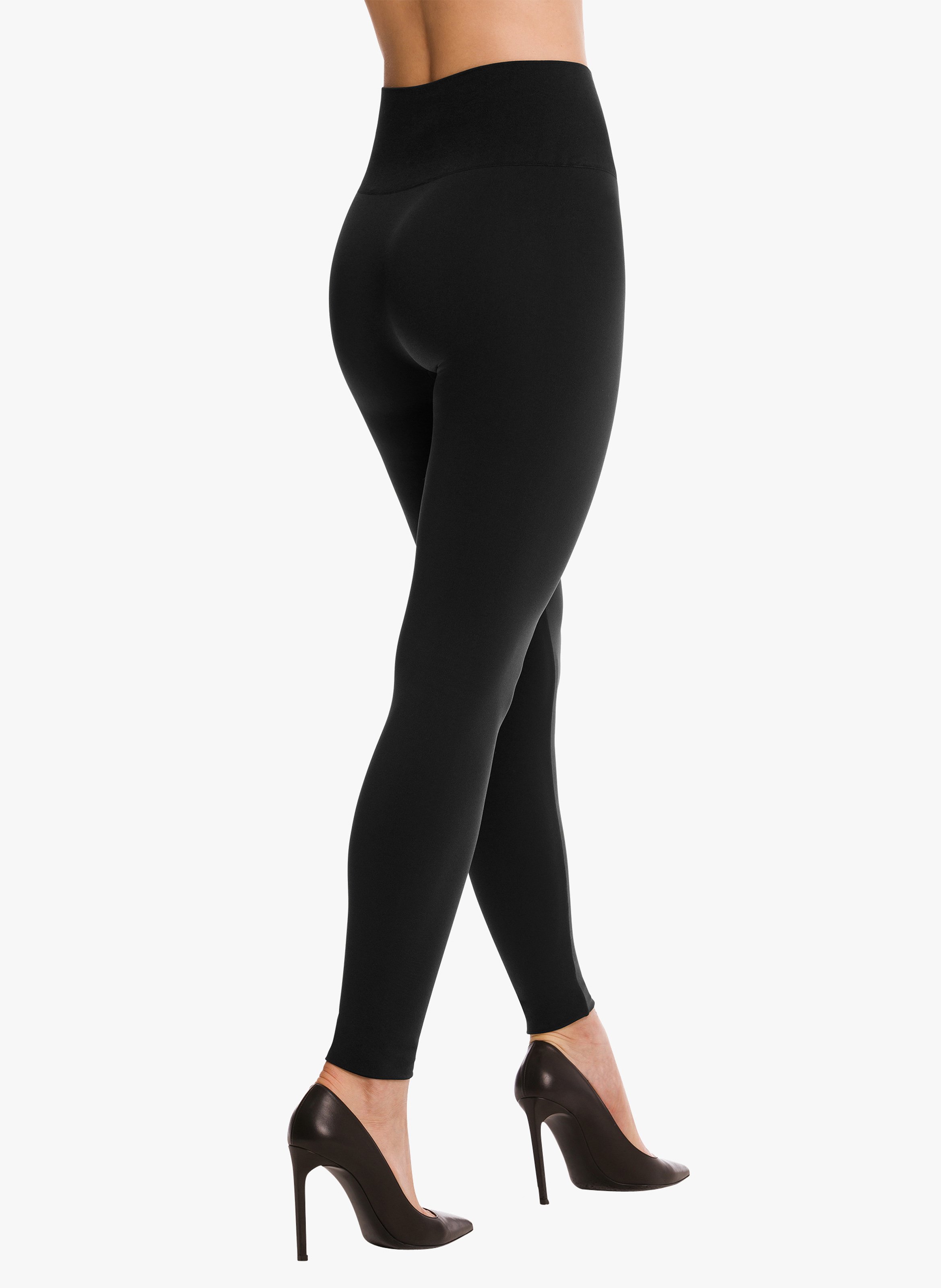 High-waisted leggings Black