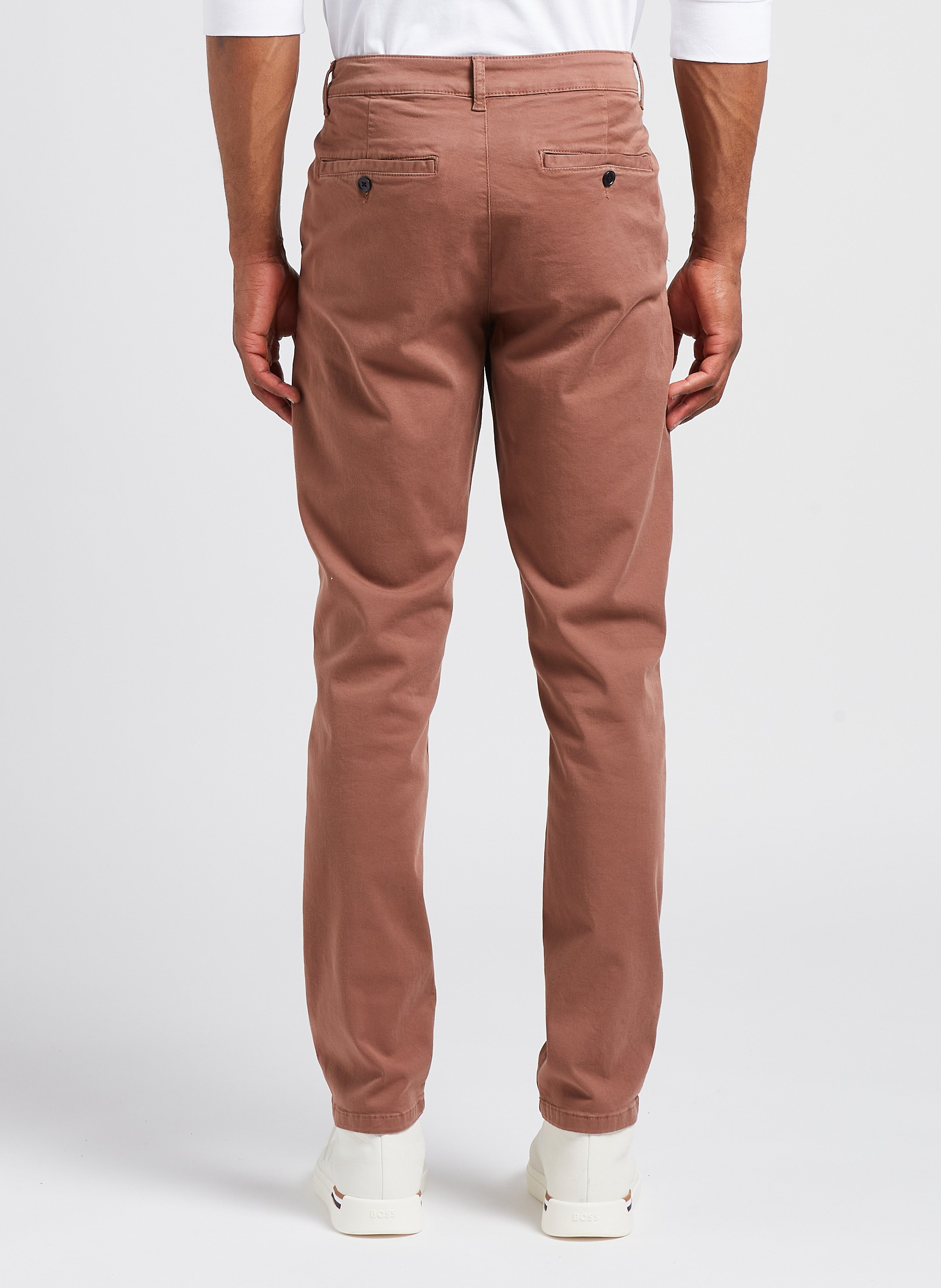 Straight-leg organic cotton-blend pants MINIMUM Multicolored