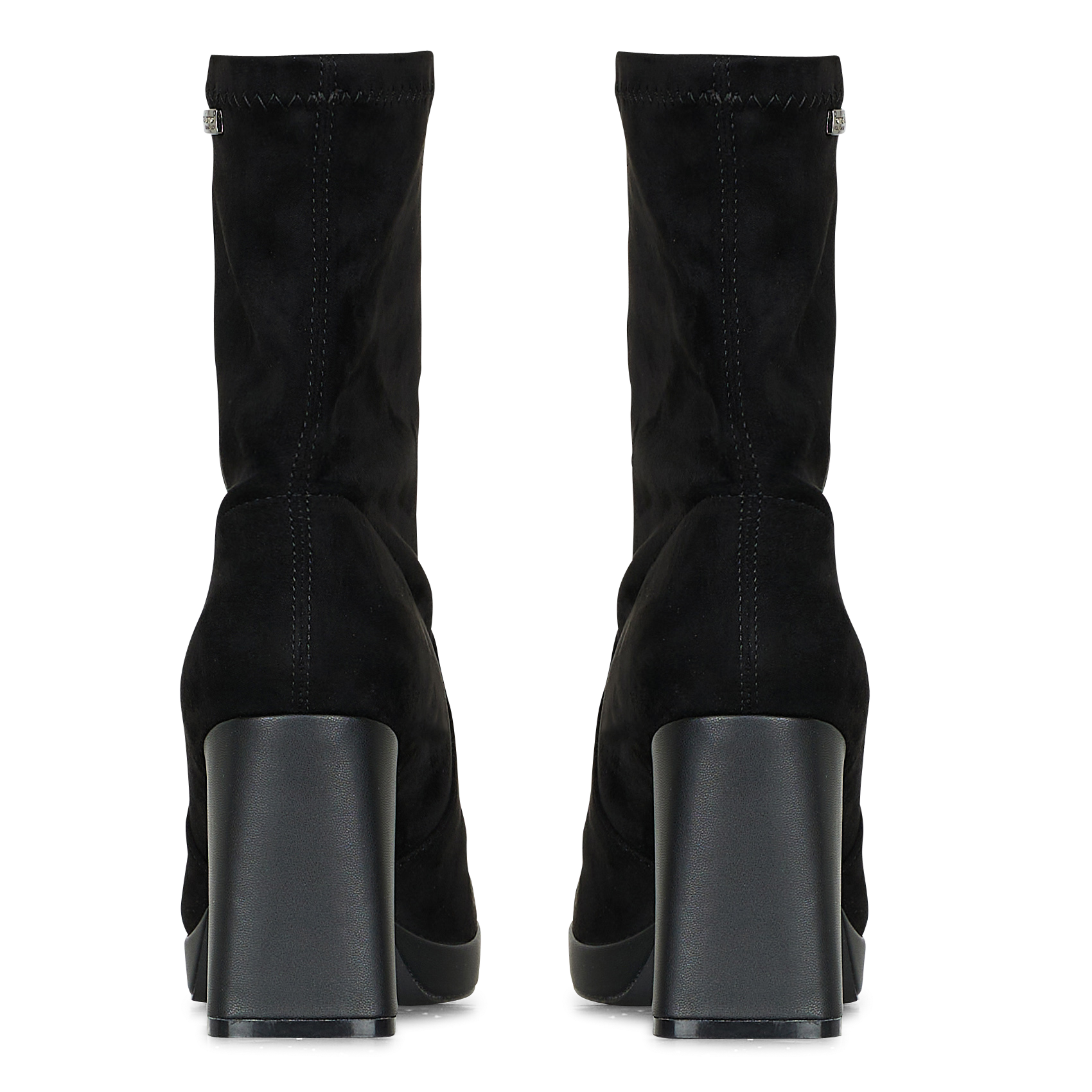 Heeled suede ankle boots LES TROPEZIENNES PAR M.BELARBI Black