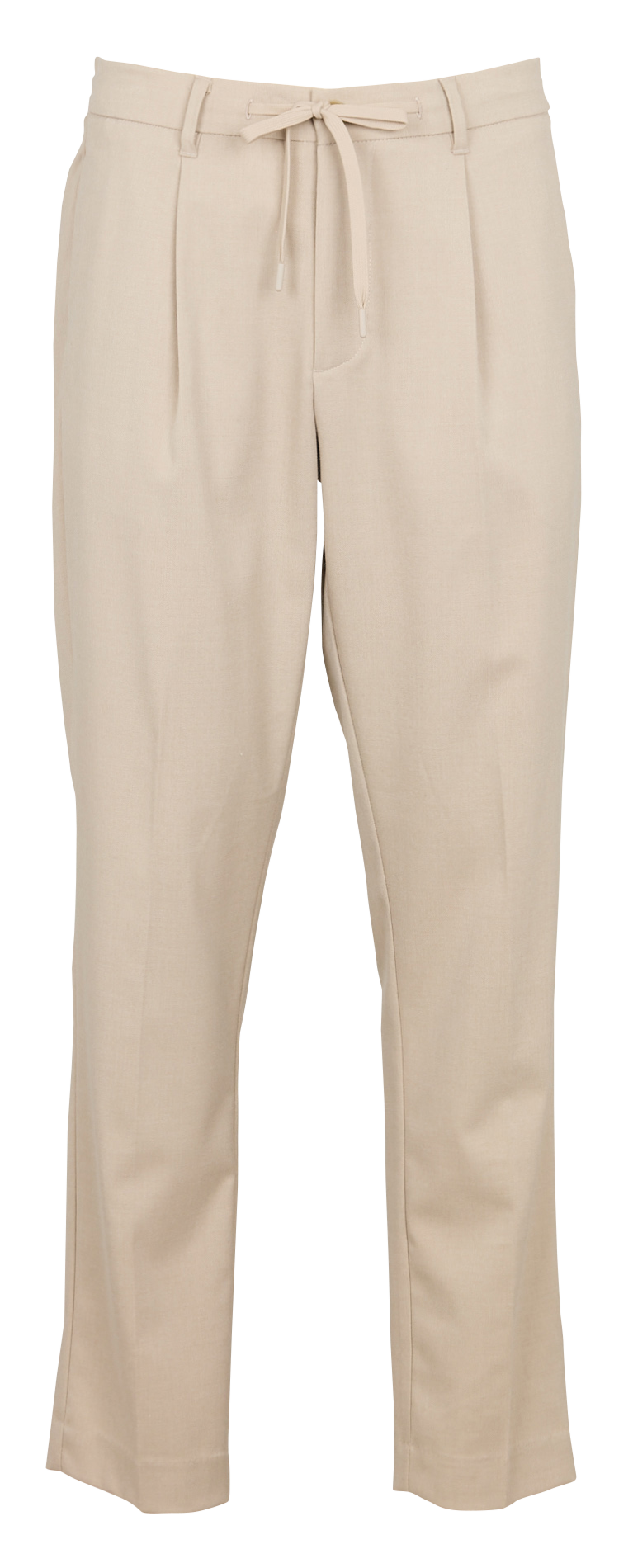Straight pleated pants SELECTED Beige