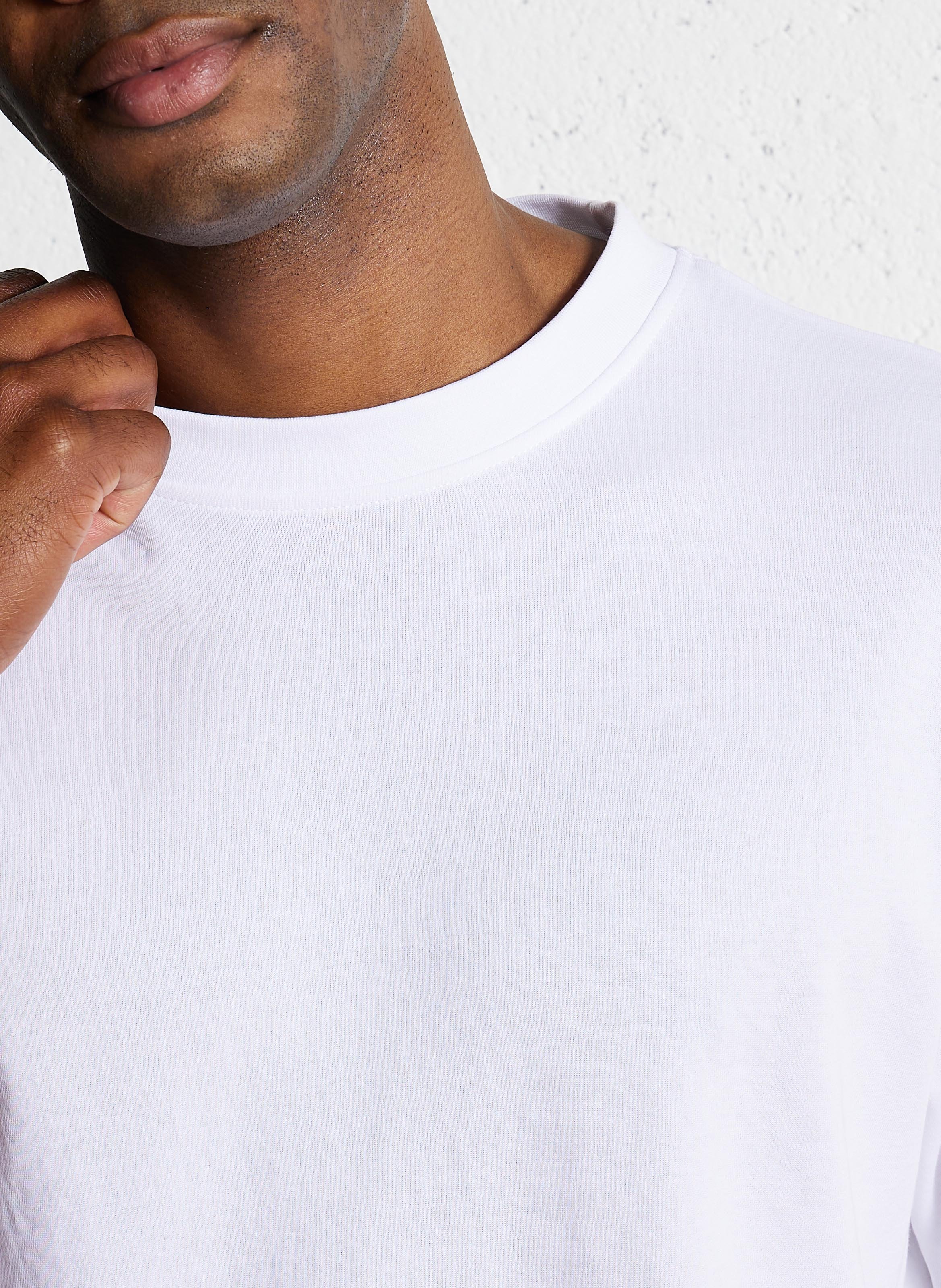 Oversized organic cotton blend t-shirt SELECTED White
