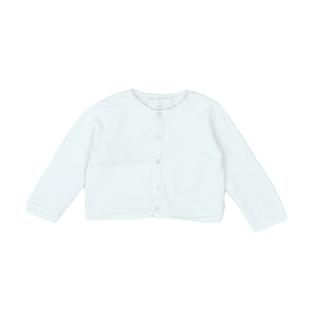 White Baby Cardigan - 18 months JACADI - Seconde Main White