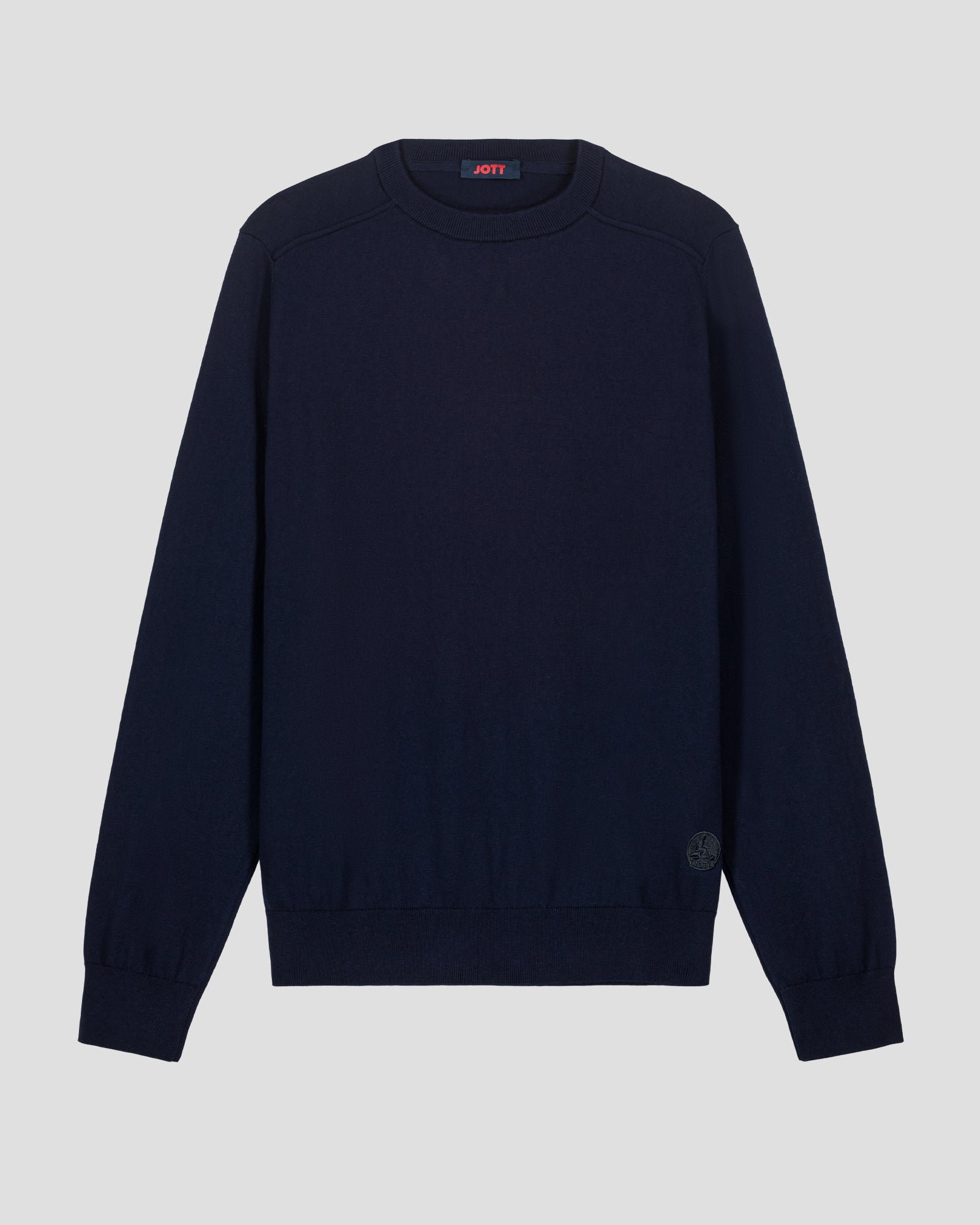 Hadrien round neck knit sweater JOTT Blue