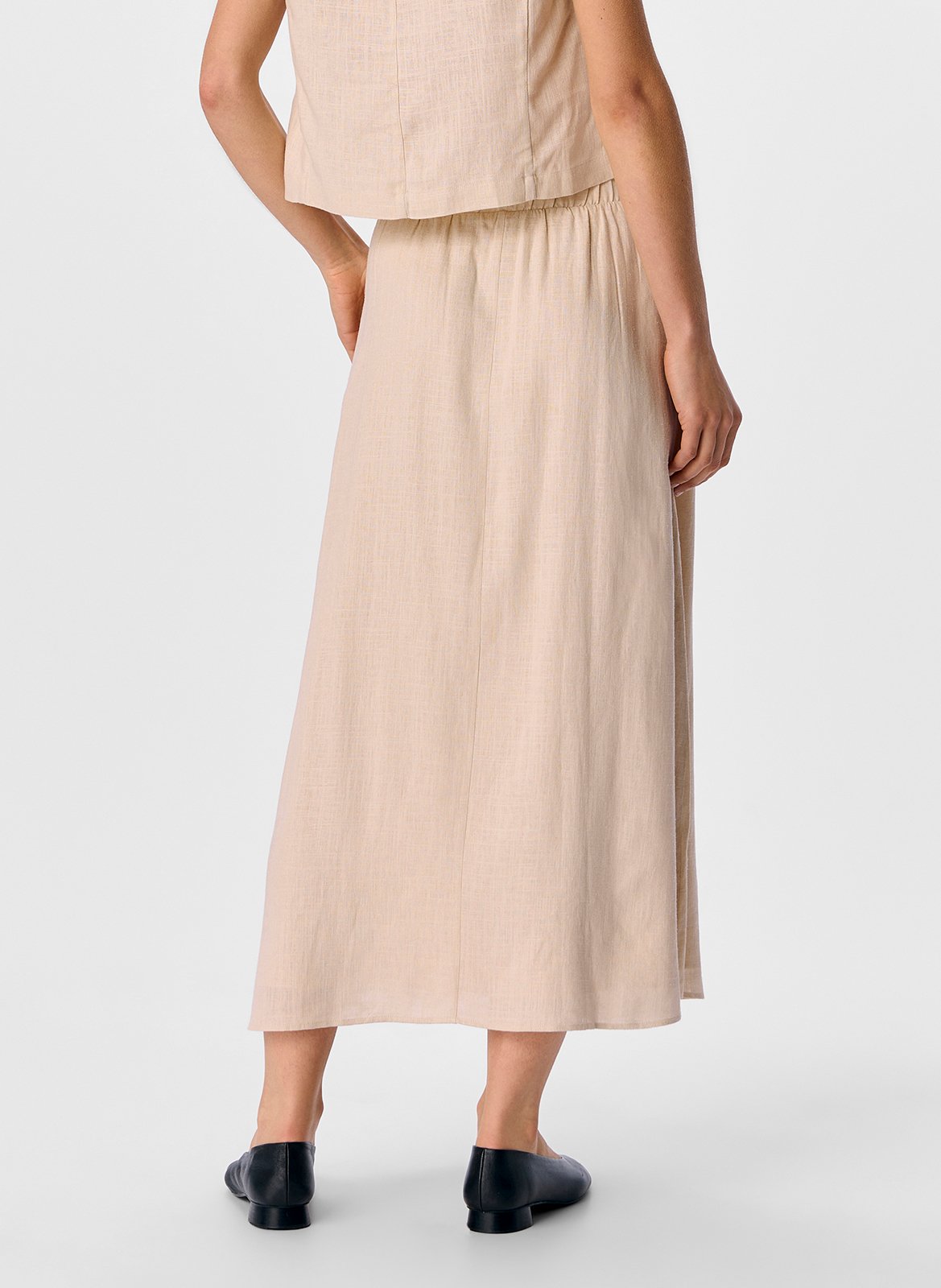 Long skirt OBJECT Beige