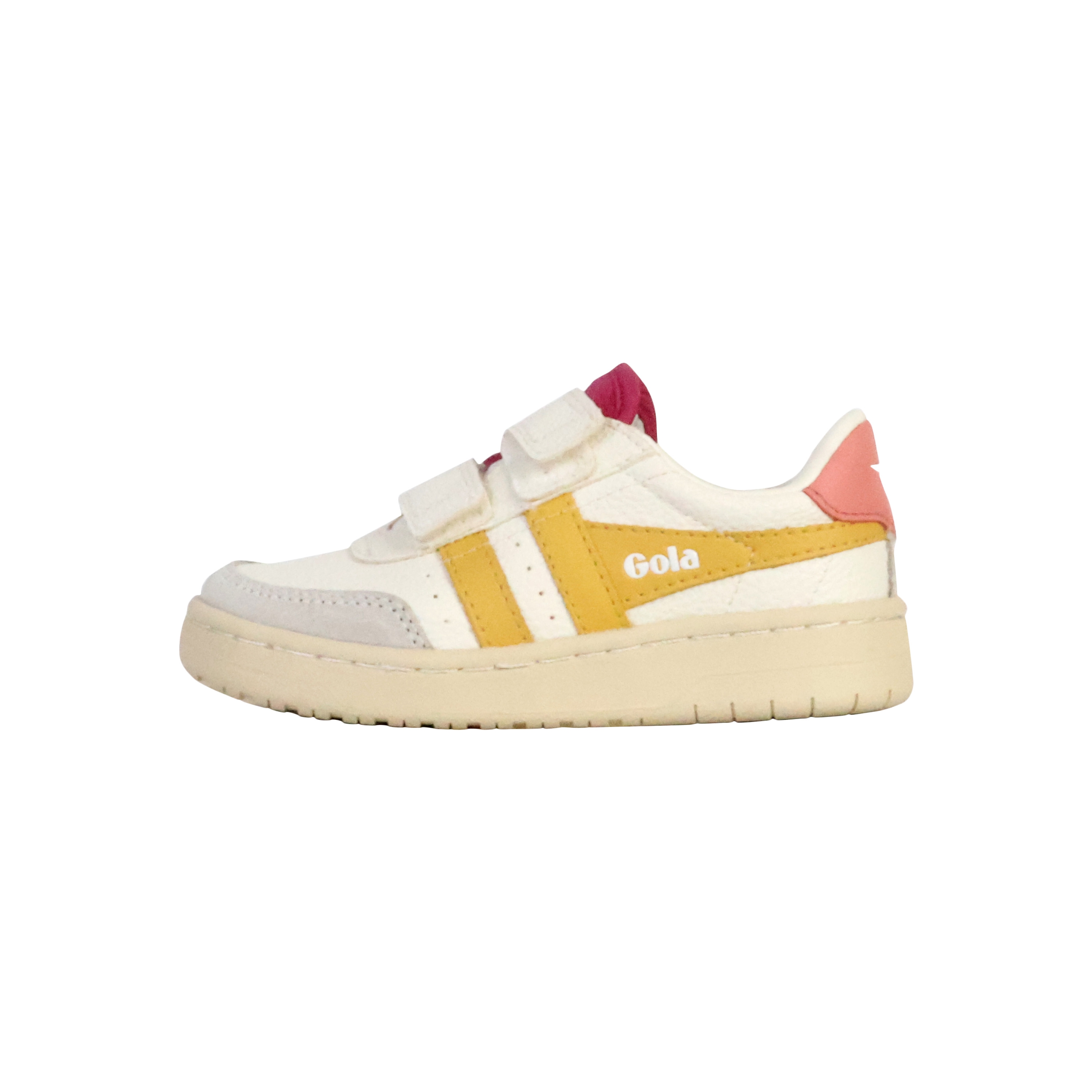 Basket cuir enfant  falcon strap GOLA Blanc