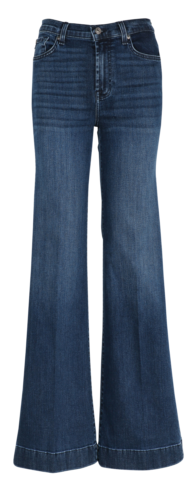 Bootcut jeans met hoge taille 7 FOR ALL MANKIND Blauw