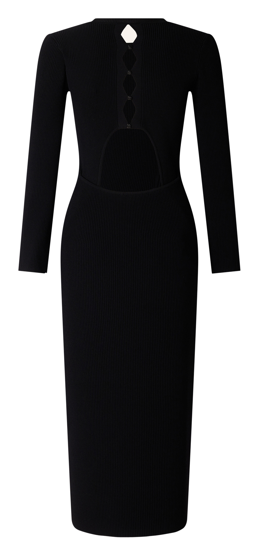 Long knit dress SESSUN Black