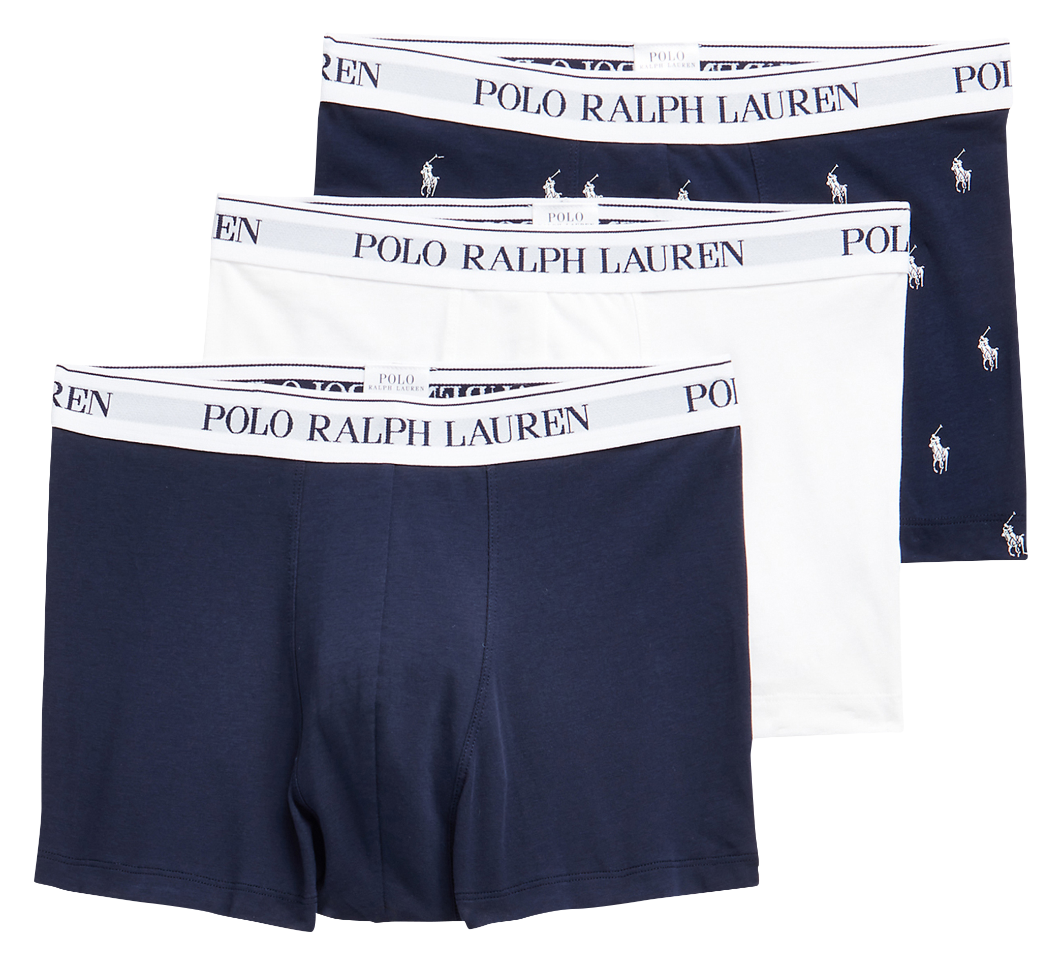 Pack of three cotton-blend boxers POLO RALPH LAUREN Blue