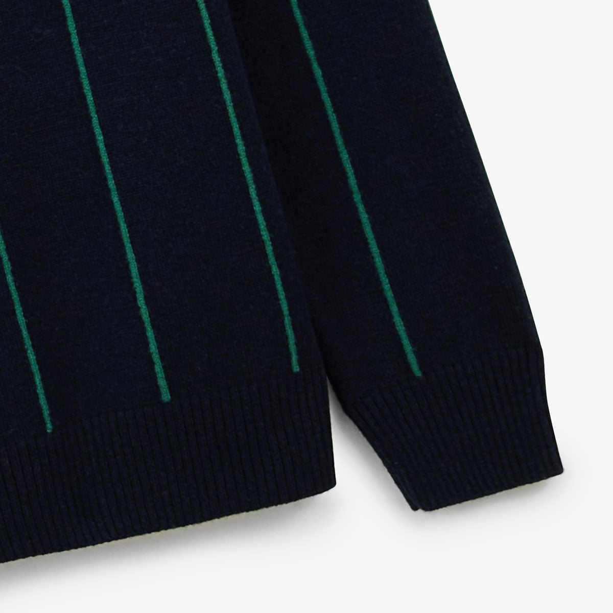 Rib-knit straight sweater SERGE BLANCO Blue