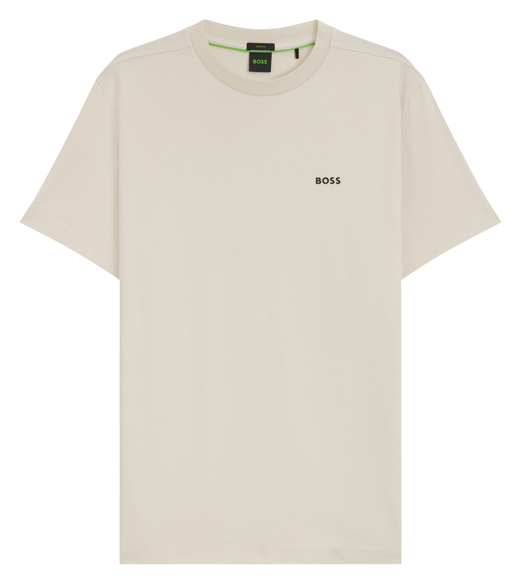 Basic cotton-mix T-shirt  Blanc