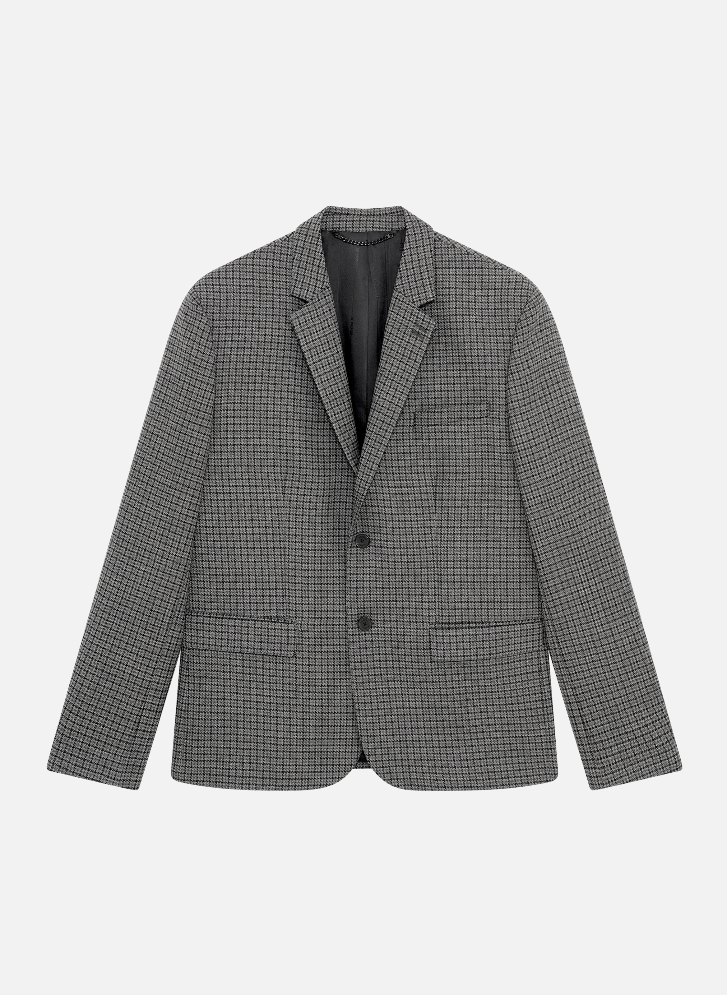Houndstooth suit jacket THE KOOPLES Grey
