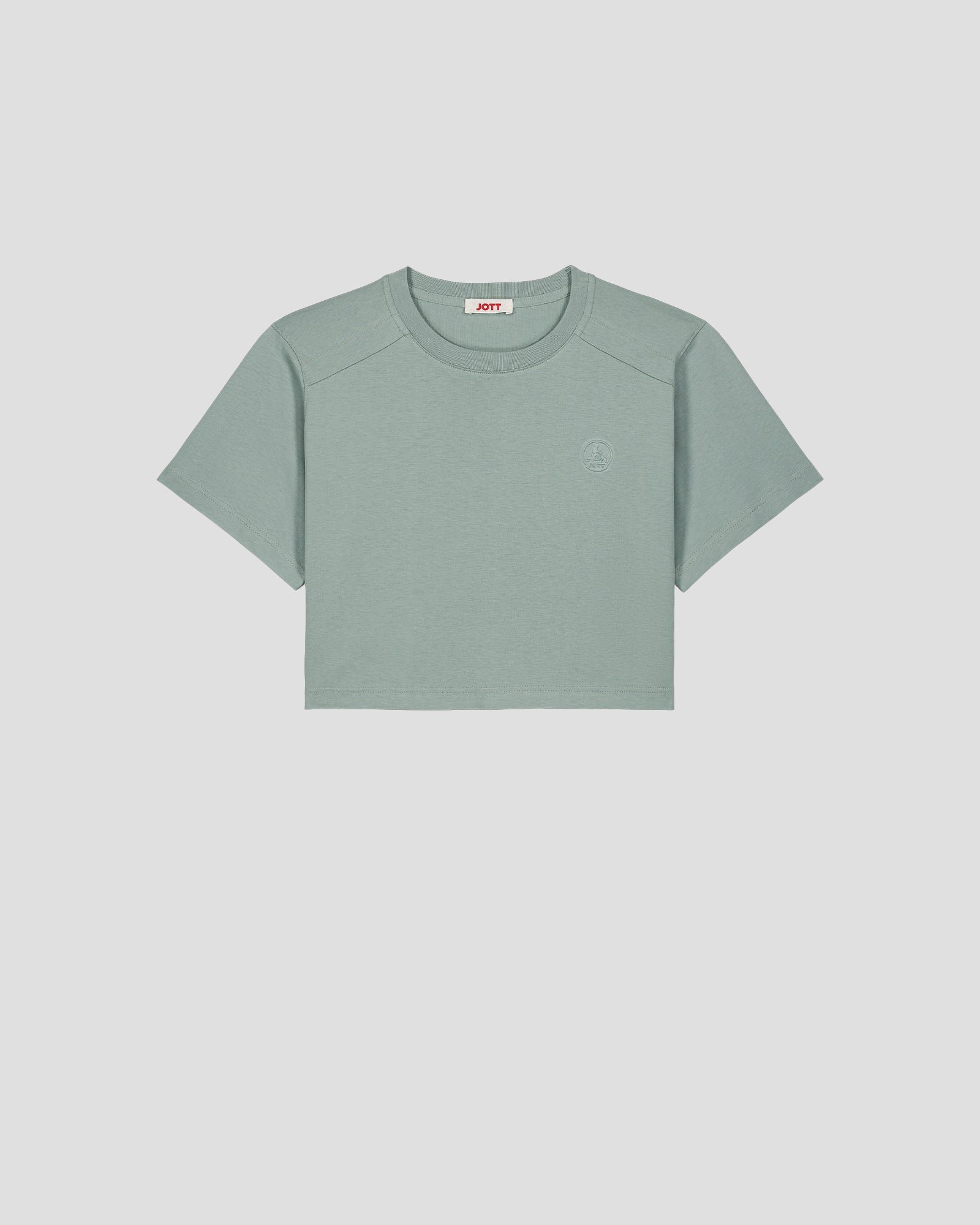 Round neck cotton T-shirt Mazu JOTT Green