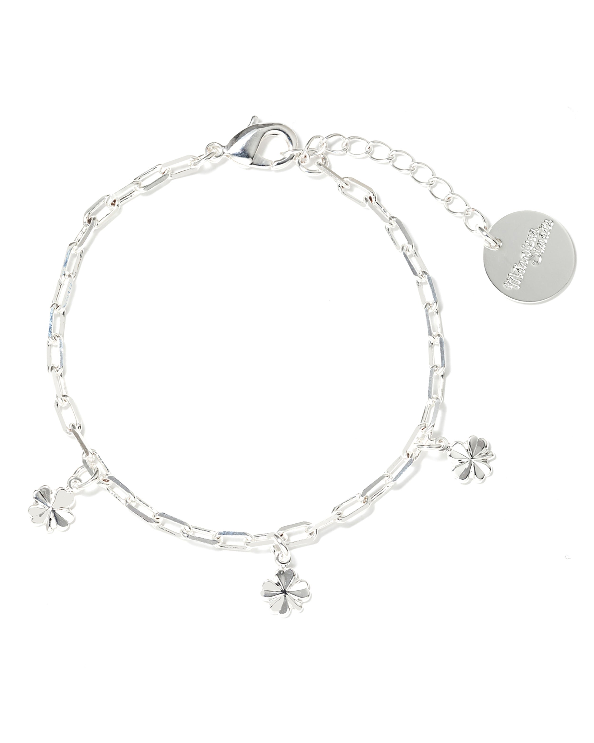 Gold-plated clover bracelet MONSIEUR SIMONE Silver