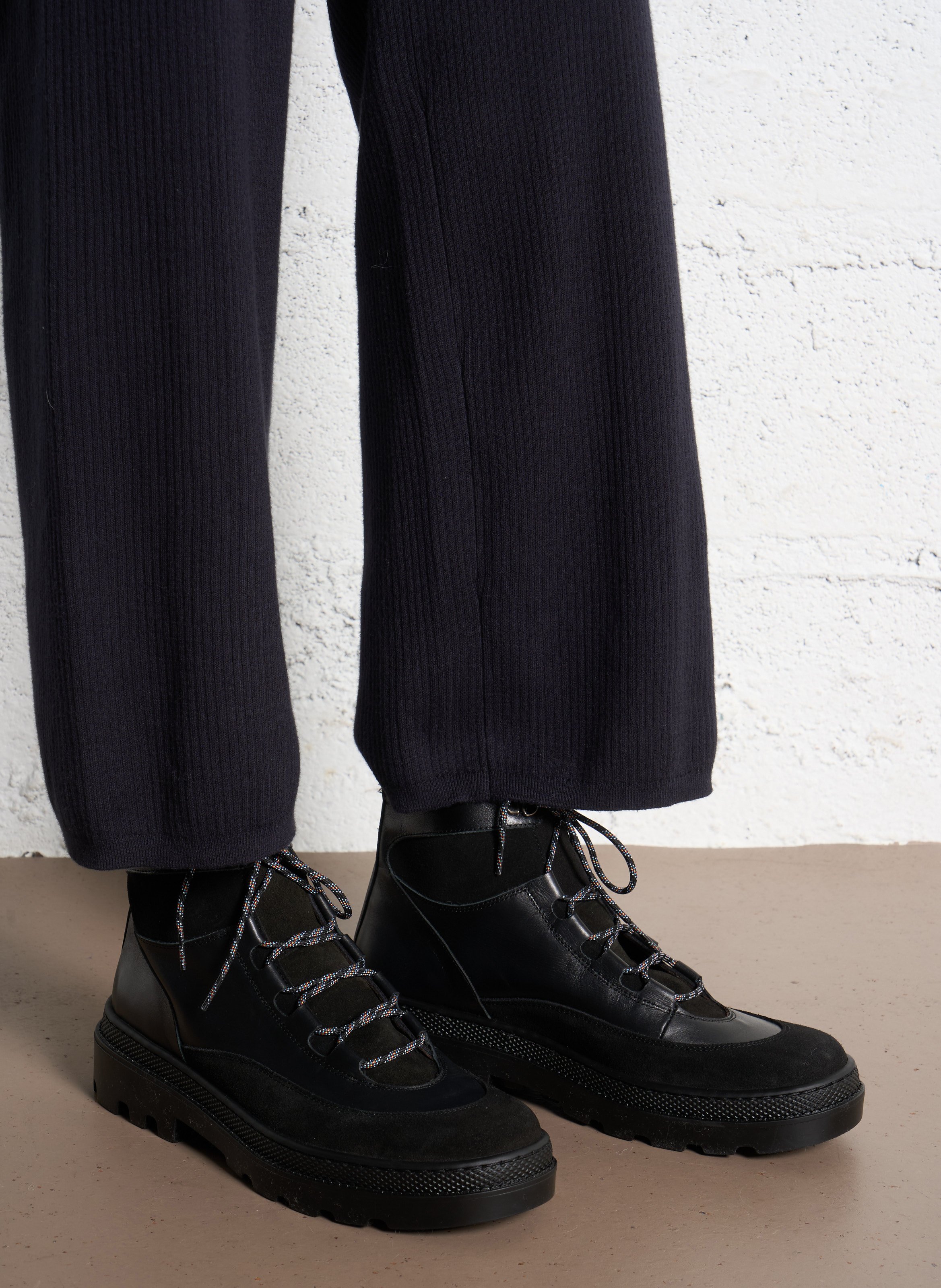 Boots en cuir  NAGUISA Noir