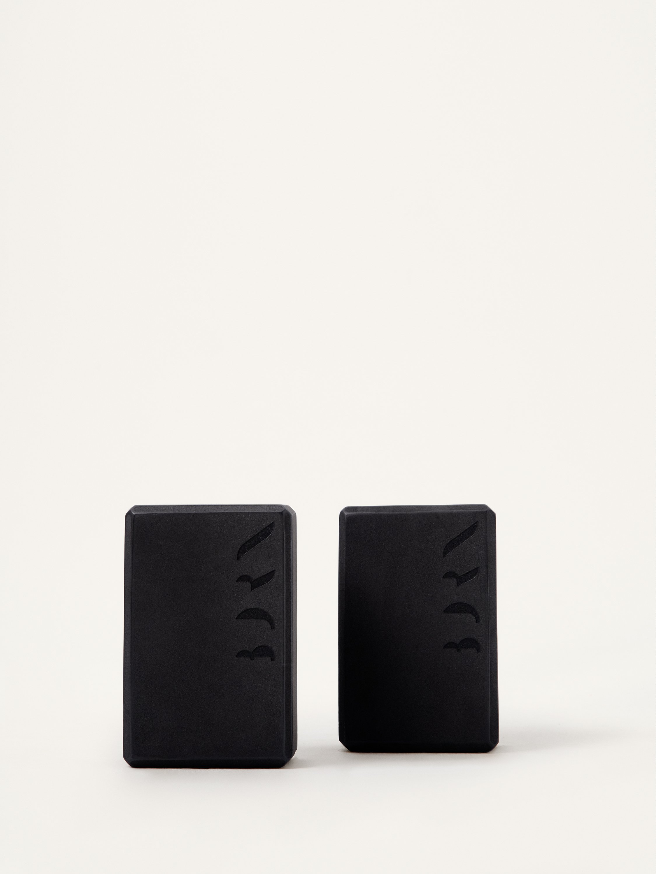 Lot de 2 briques de yoga block pack BORN LIVING YOGA Noir
