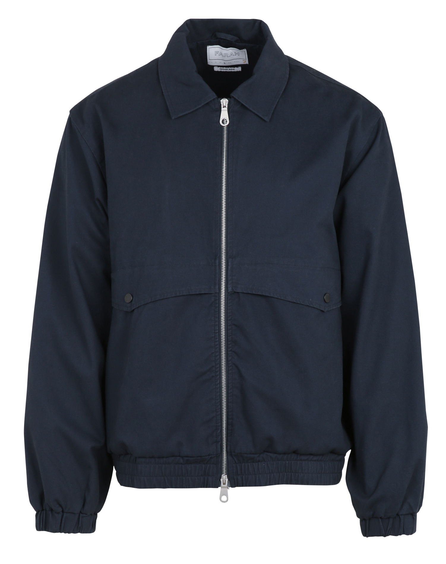 Vetse col classique en coton bio FARAH Bleu