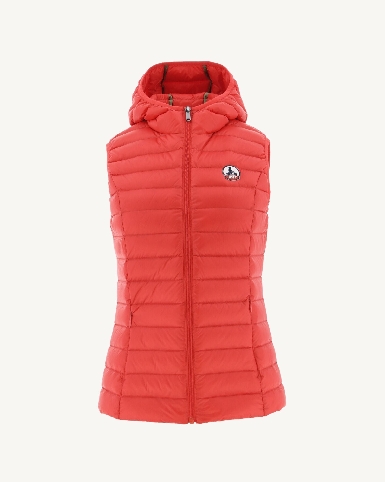 Lightweight sleeveless puffer jacket Mali JOTT Red
