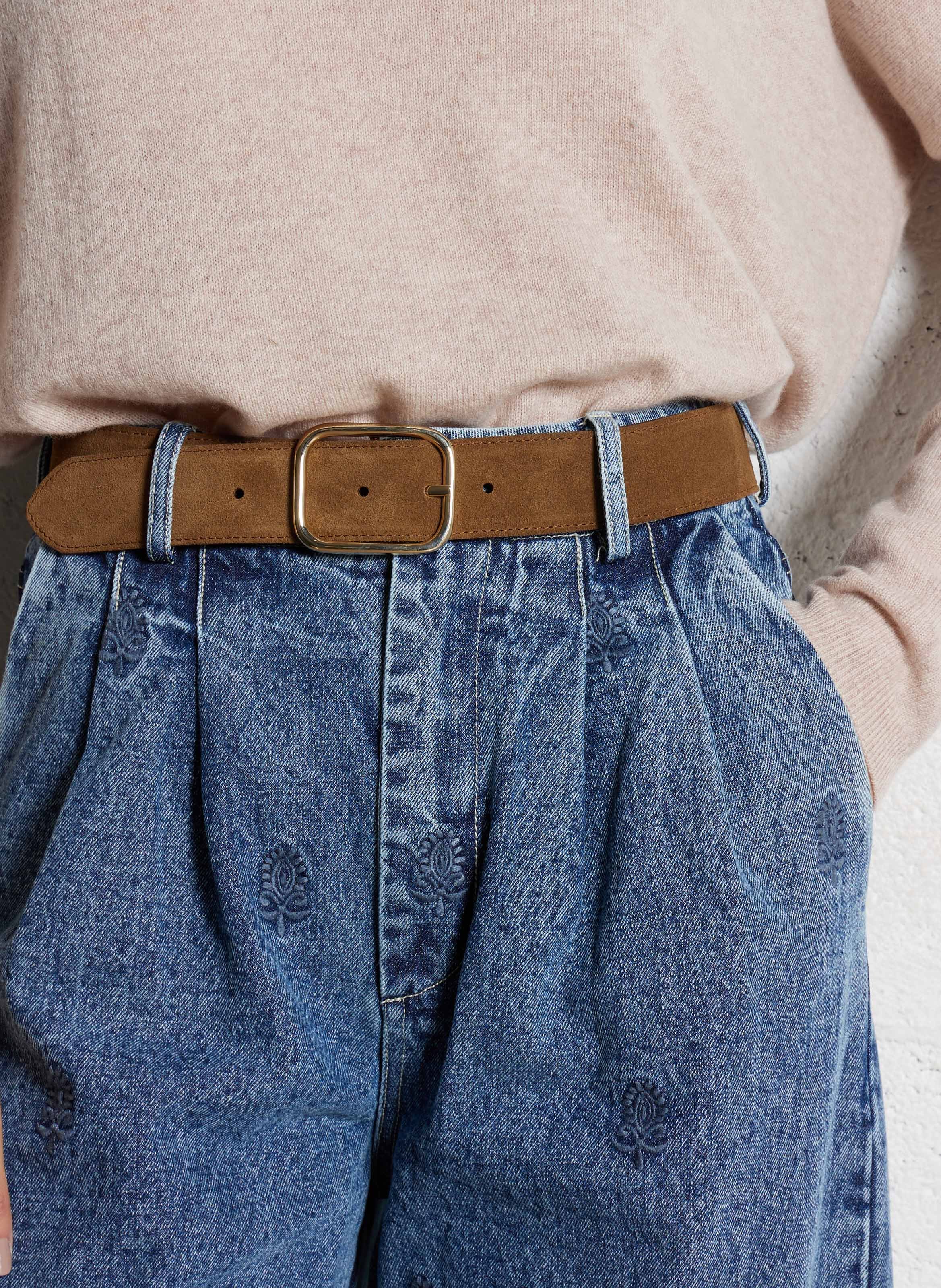 - Buckle closure. - Width: 3 cm.  HERBERT FRERE SOEUR Brown