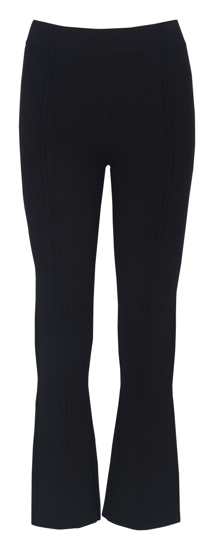 Pantalon bootcut élastiqué uni VANESSA BRUNO Noir