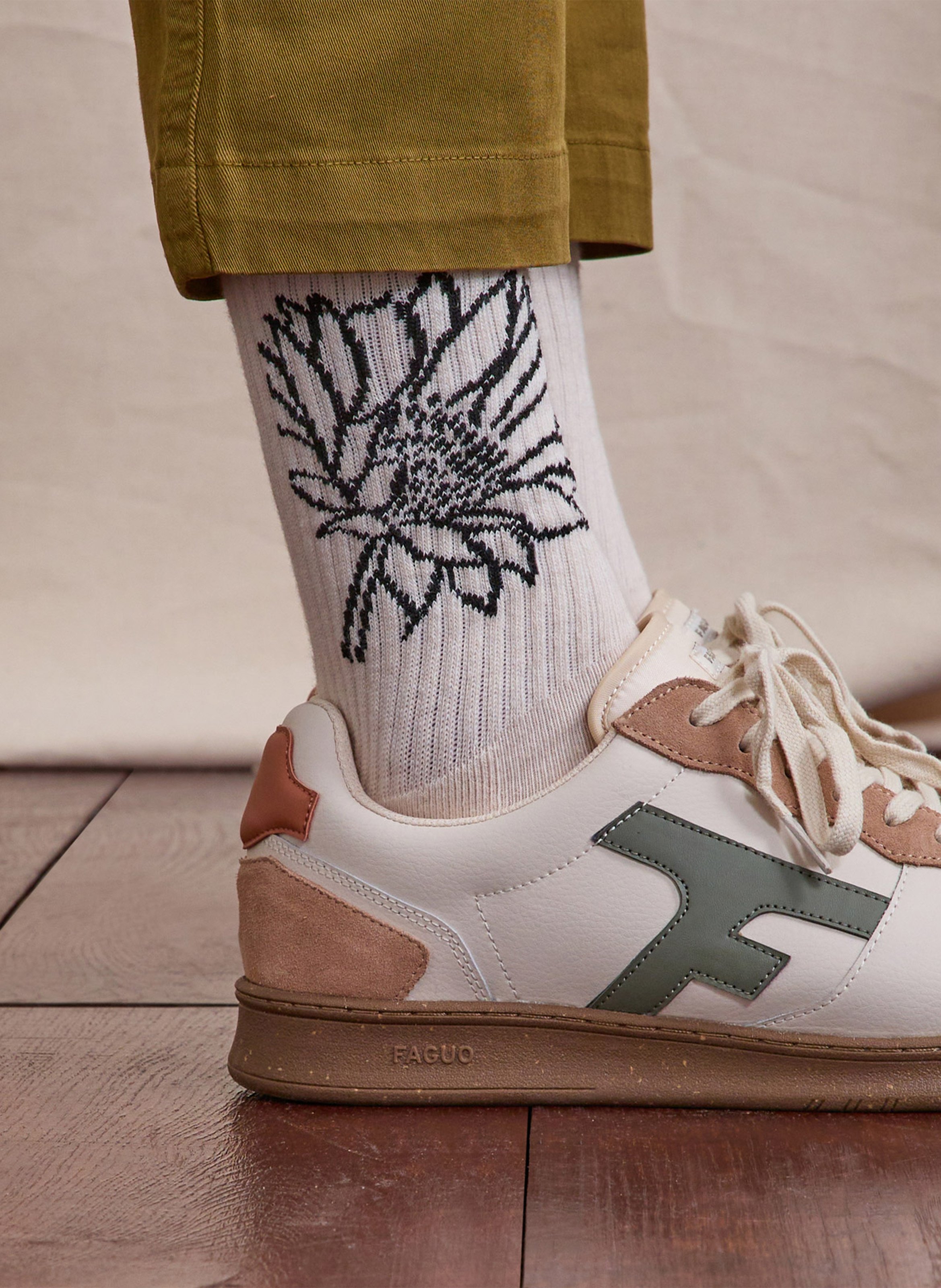 Lot de 3 paires de chaussettes FAGUO Beige