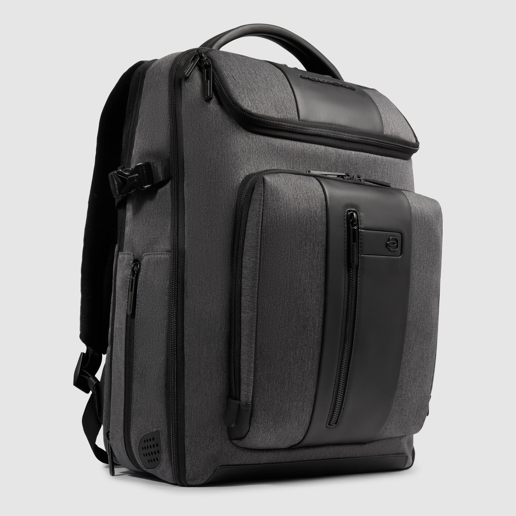 Travel laptop backpack for 15.6" computer PIQUADRO Grey