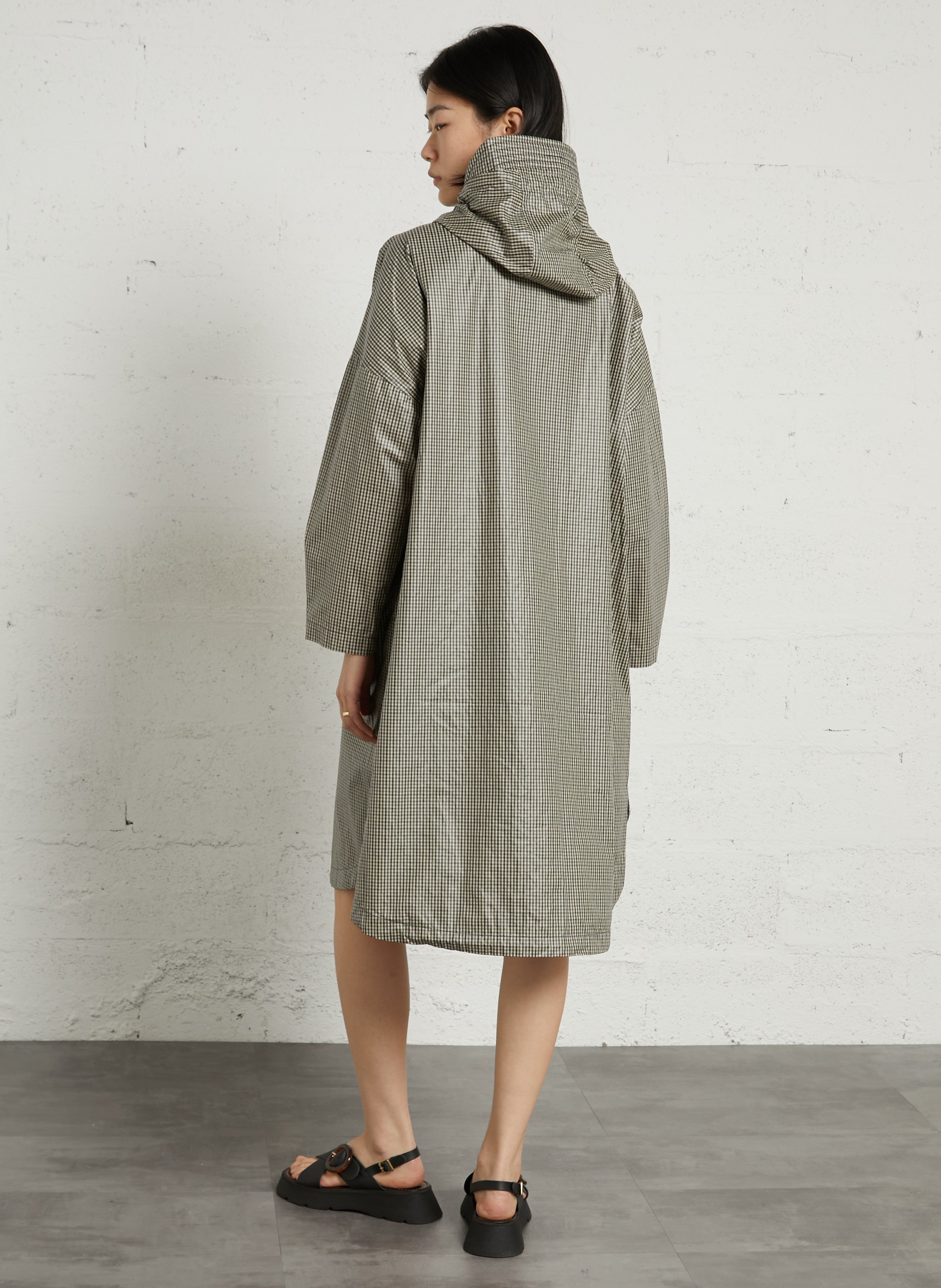 Imperméable à carreaux LEON & HARPER Vert