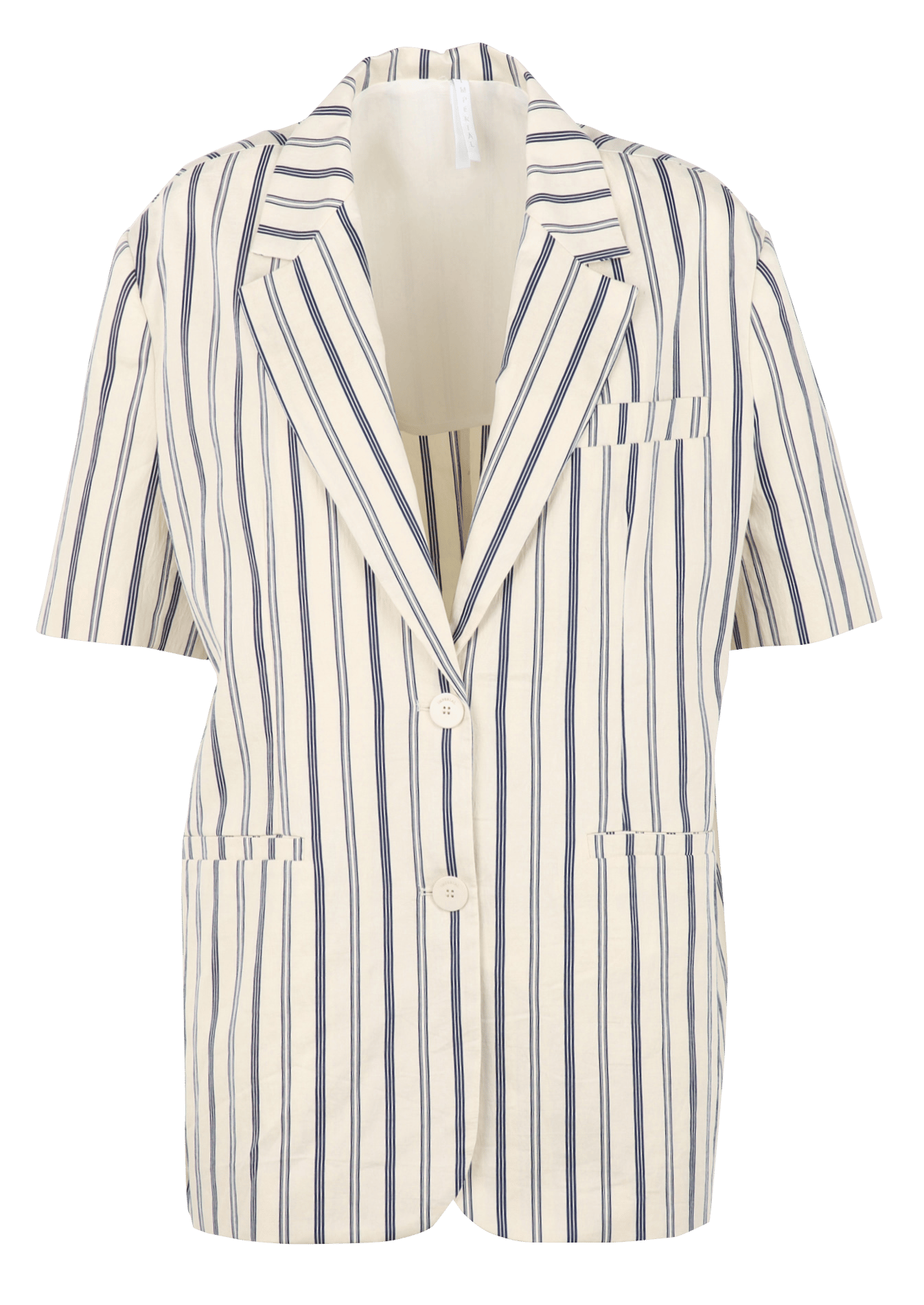 Veste à rayures col tailleur  IMPERIAL Bleu