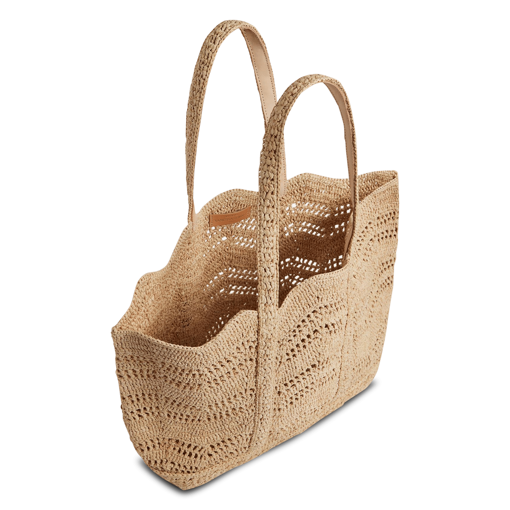 Cabas en raphia VANESSA BRUNO Beige