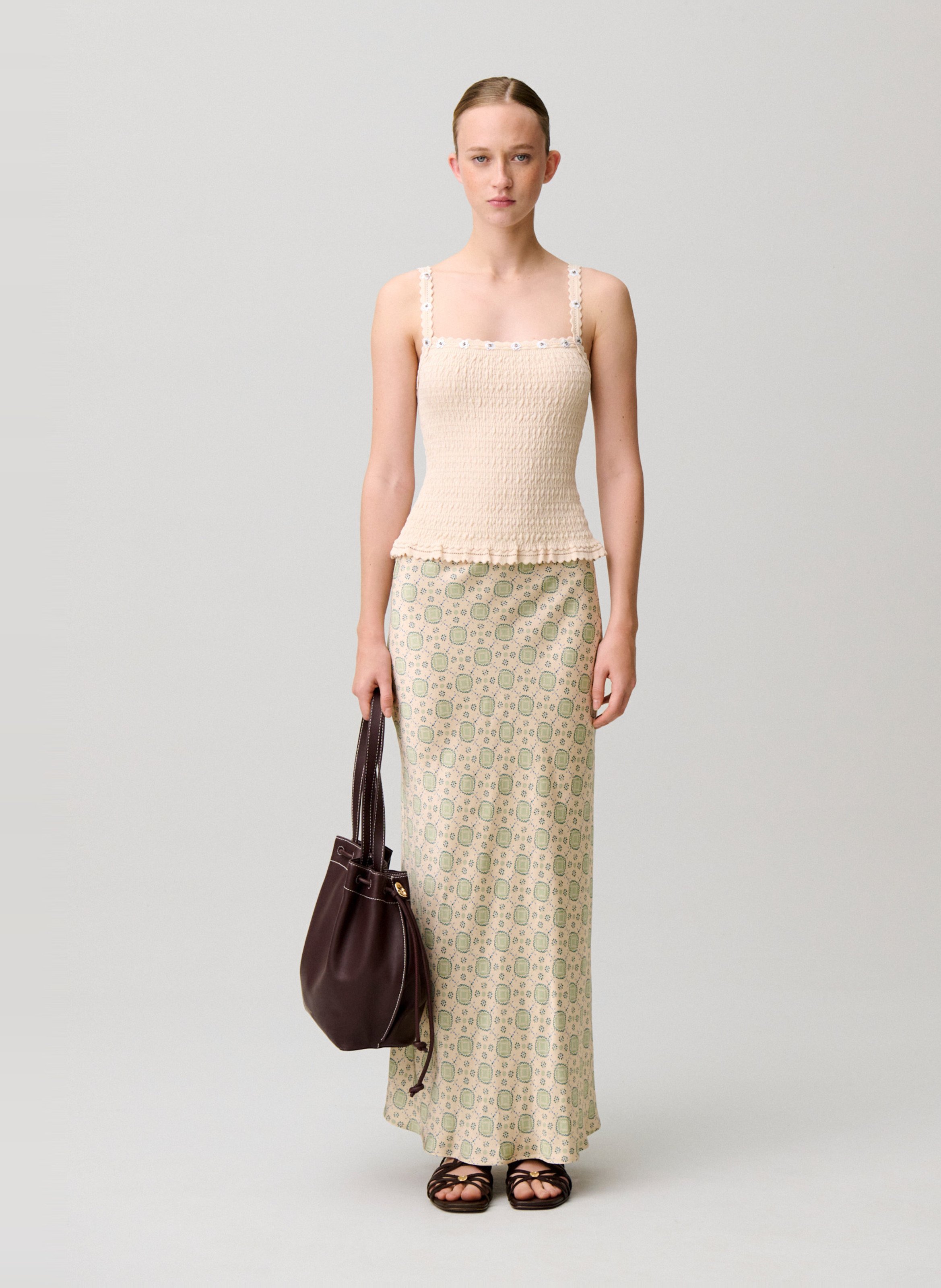 Lange rok met print CLAUDIE PIERLOT Veelkleurig