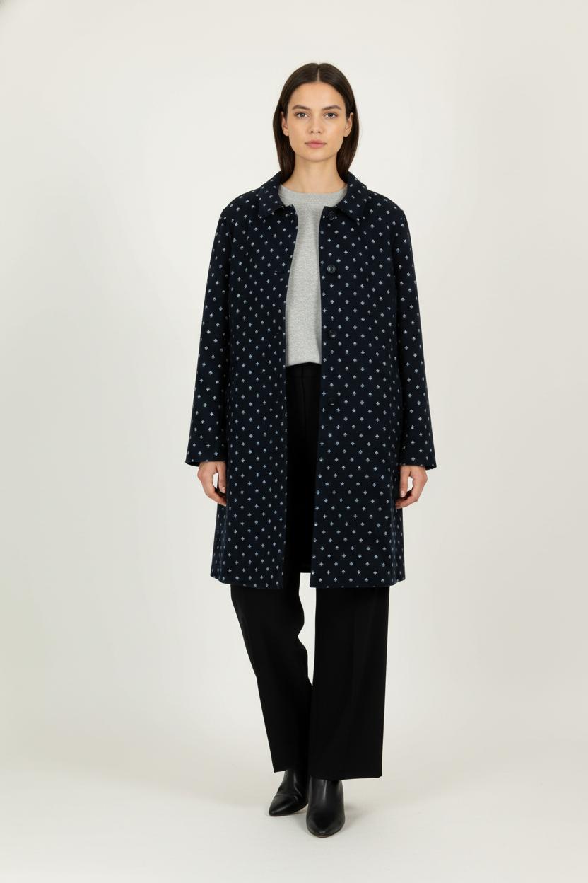Manteau court MAX MARA - Seconde Main Bleu