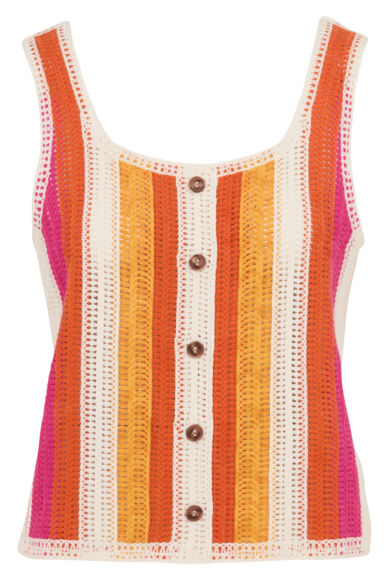 Top oversize col rond en coton mélangé LA PETITE ETOILE Multicolore