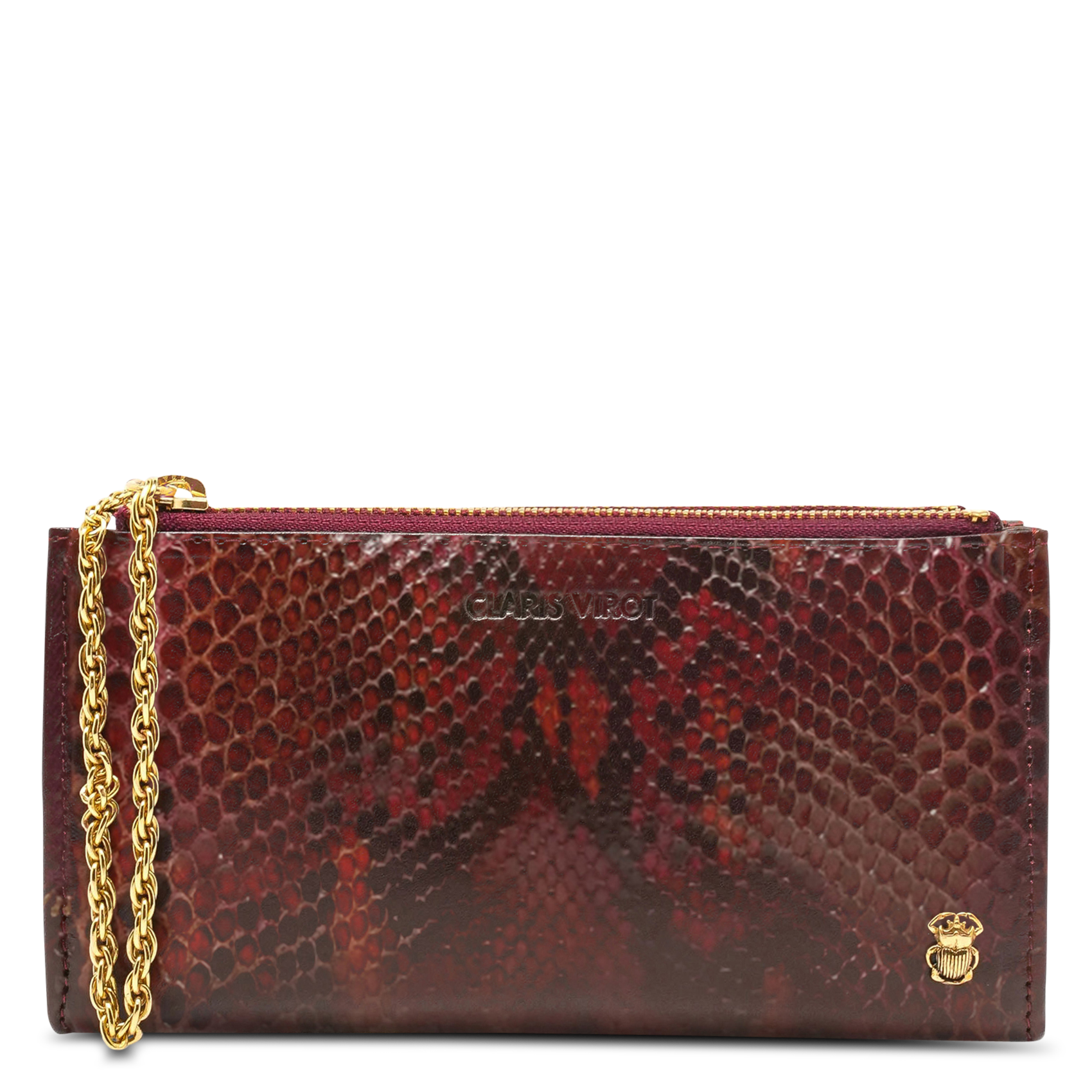 Leather wallet CLARIS VIROT Multicolored