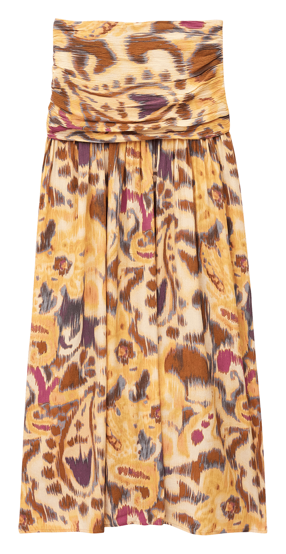 Korte rok met print BA&SH Geel