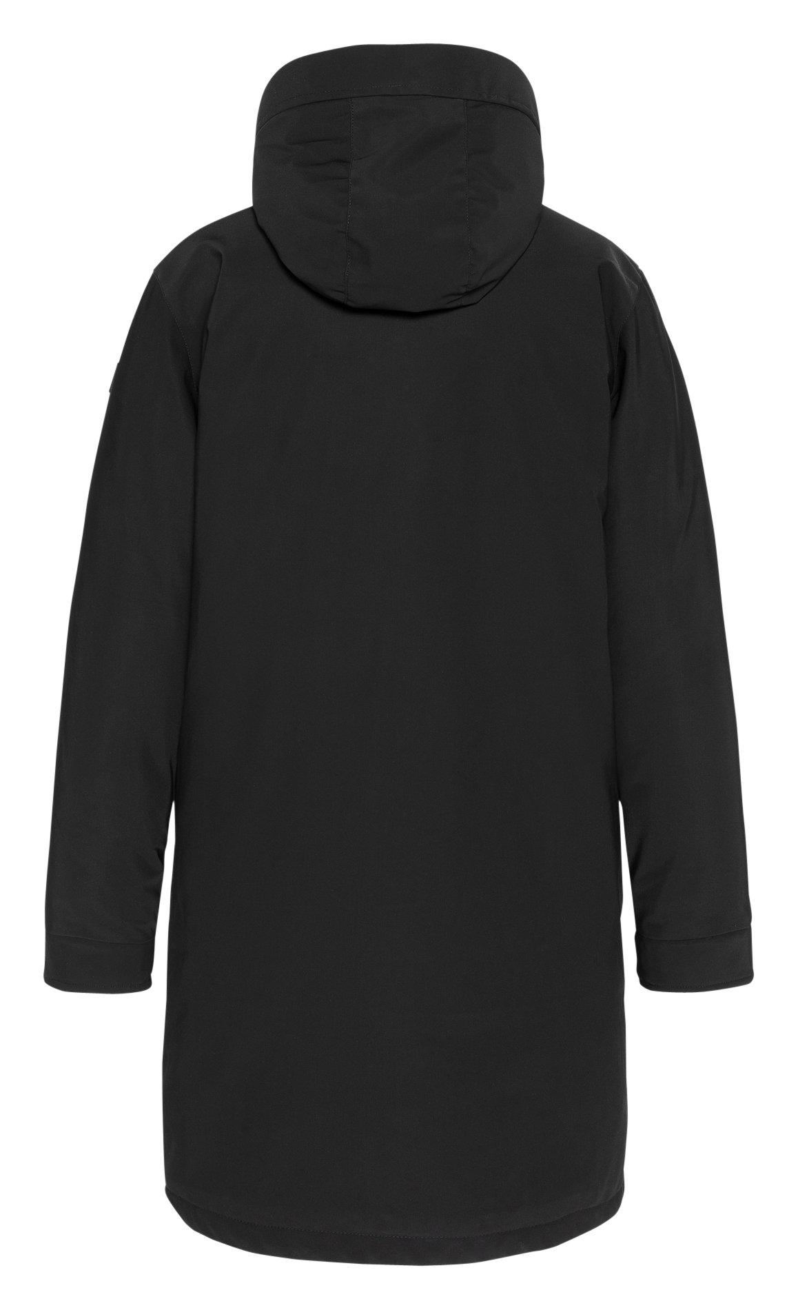 Hooded parka with stand-up collar SCHOTT Black
