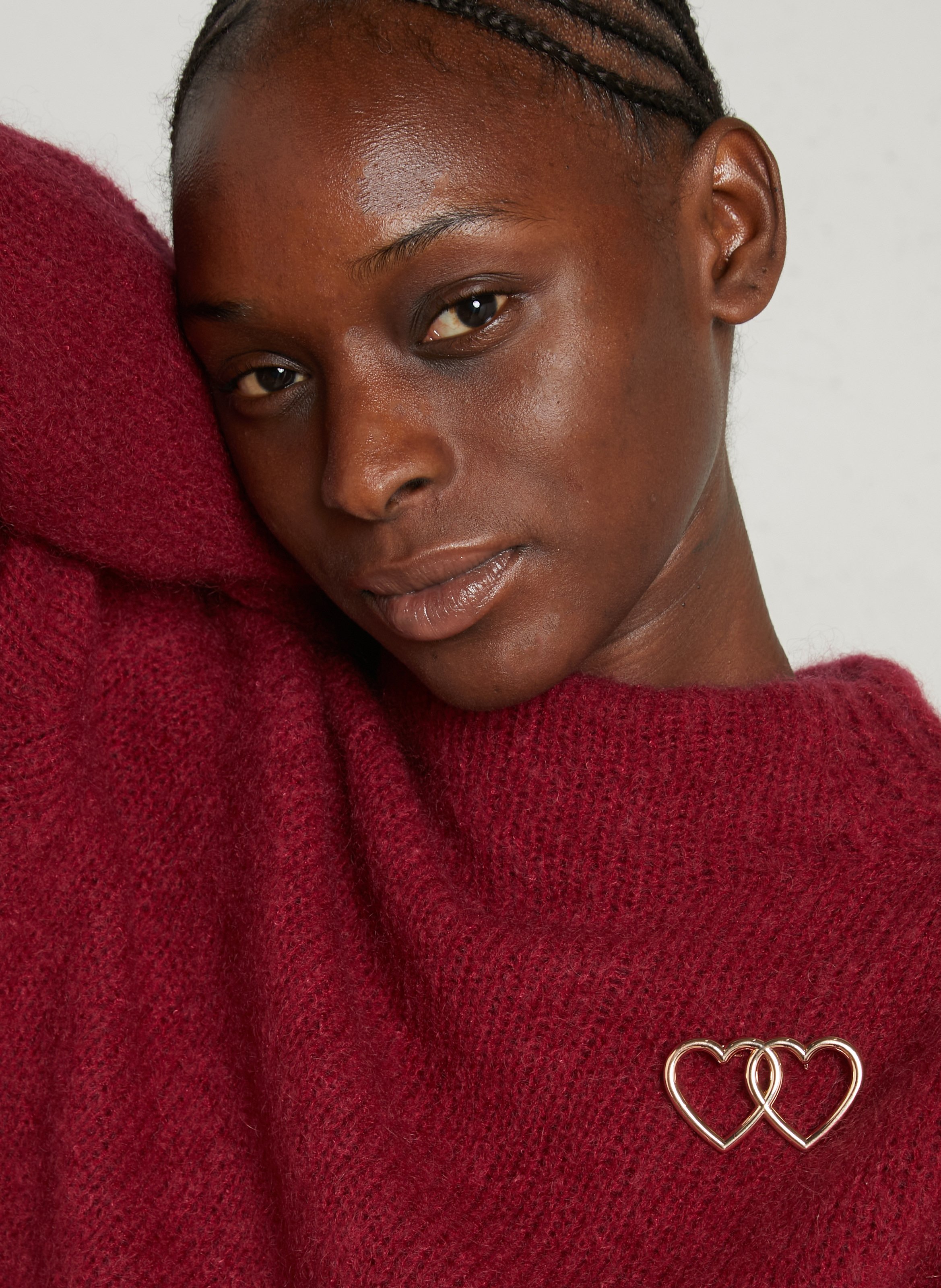 Wired brooch DES PETITS HAUTS Golden